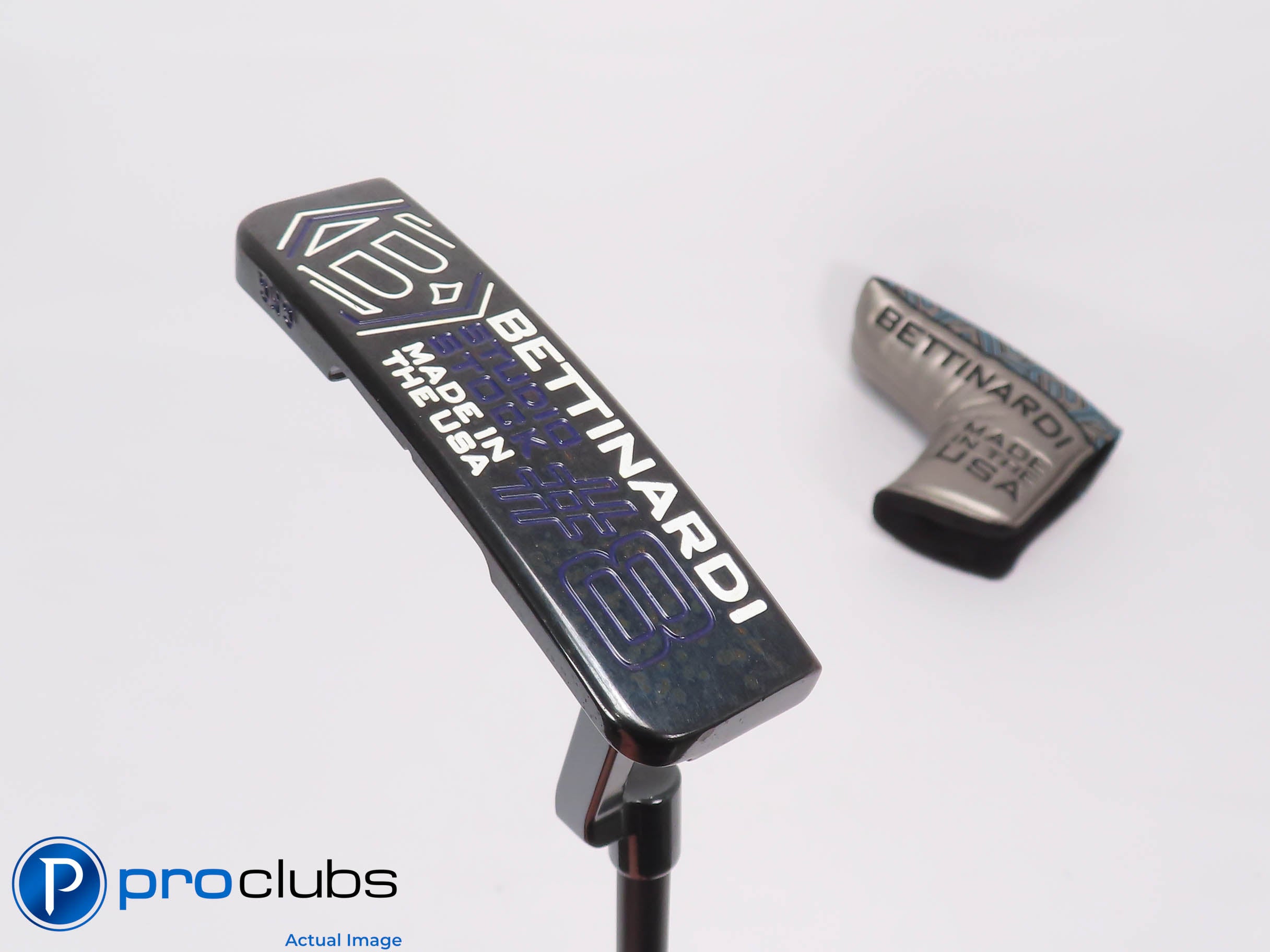 Nice! Bettinardi Studio Stock 8 33" Putter w/ Accra Fx P100 w/ Headcover #476246