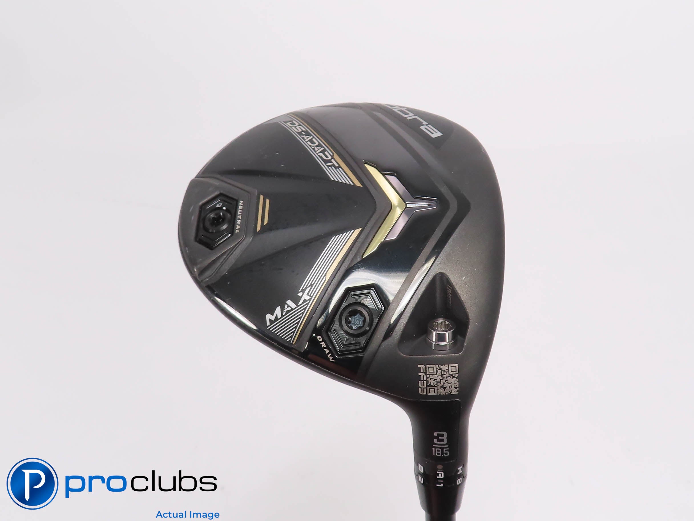 Ladies Cobra DS-ADAPT MAX 18.5* 3 Wood - UST Helium 4F1 Ladies Flex - 475979