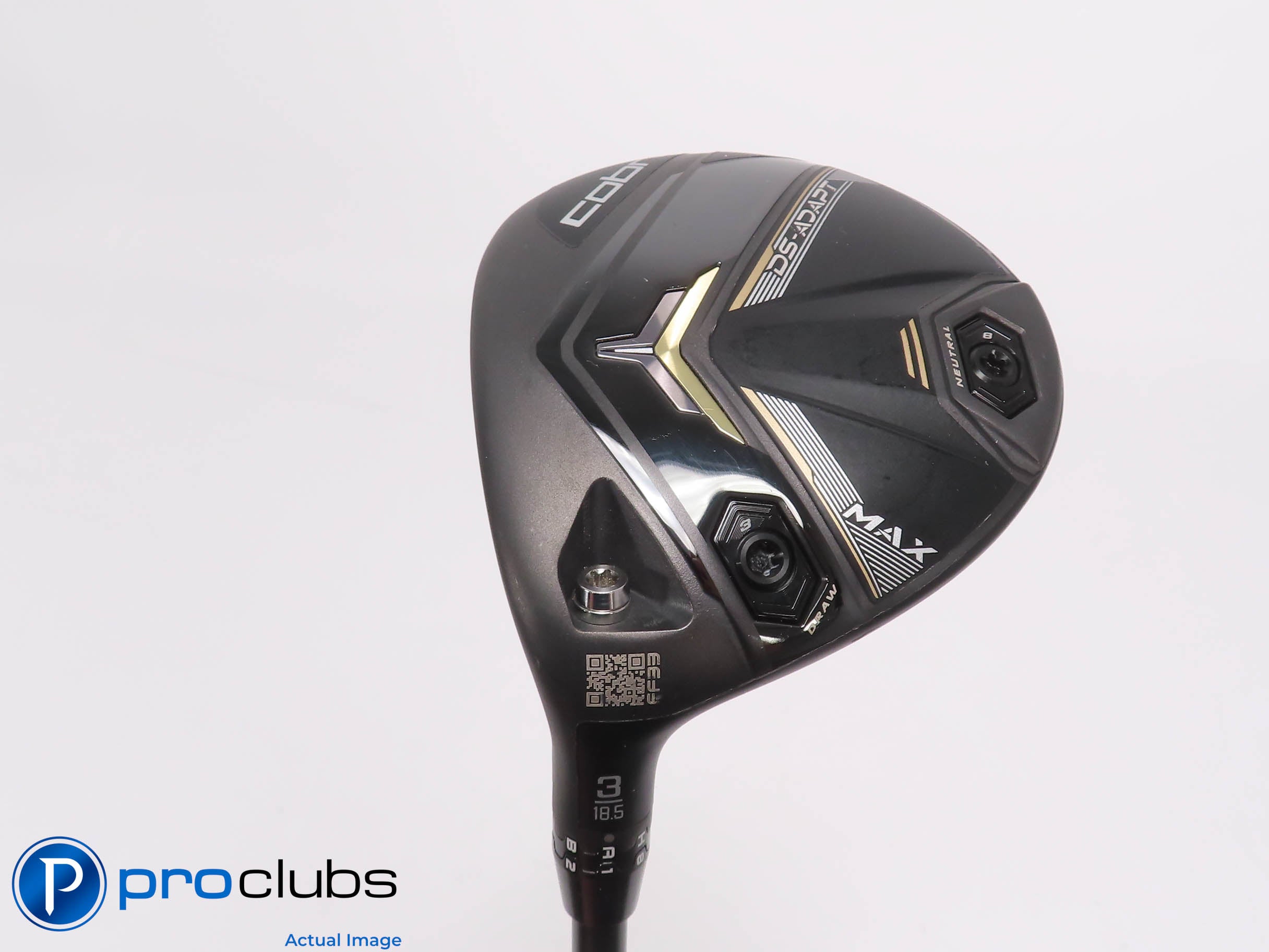Left Handed Ladies Cobra DS-ADAPT MAX 18.5* 3 WOOD Helium 4F1 Ladies Flex 475969