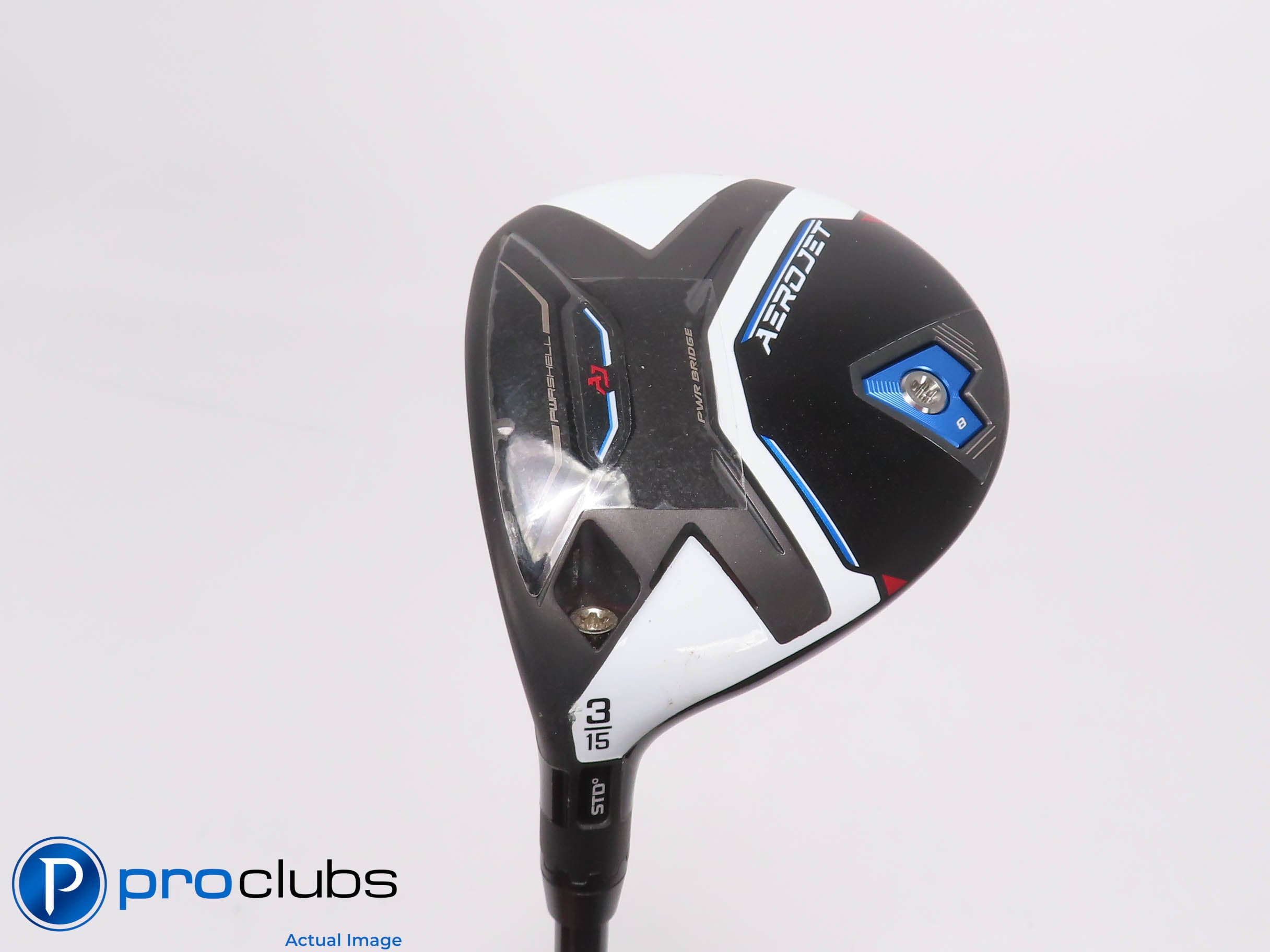 Nice Left Handed Cobra AEROJET 15* 3 WOOD - Kai'li Blue 60 Regular Flex 476212