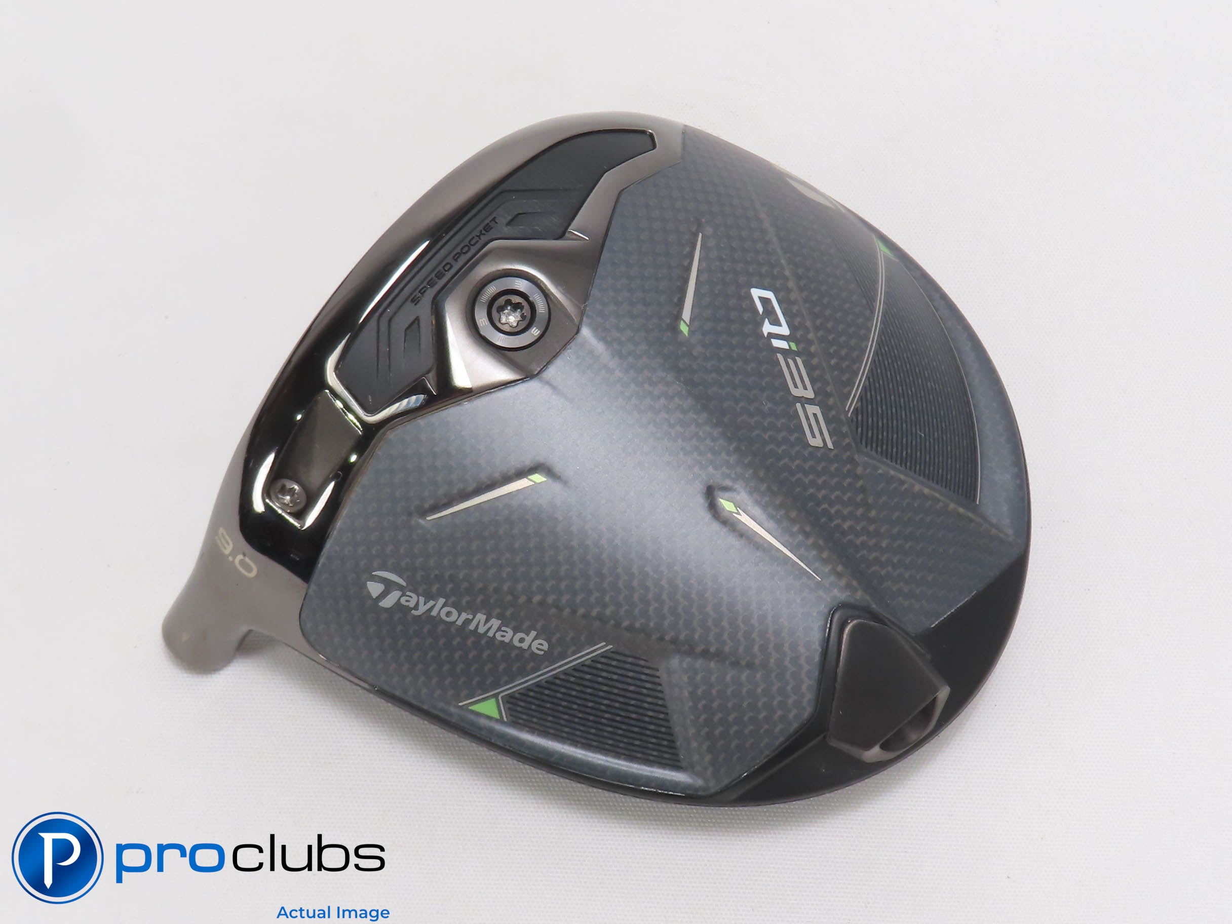 Mint! Left Handed TaylorMade Qi35 9* Driver - Head Only - L/H - 472854