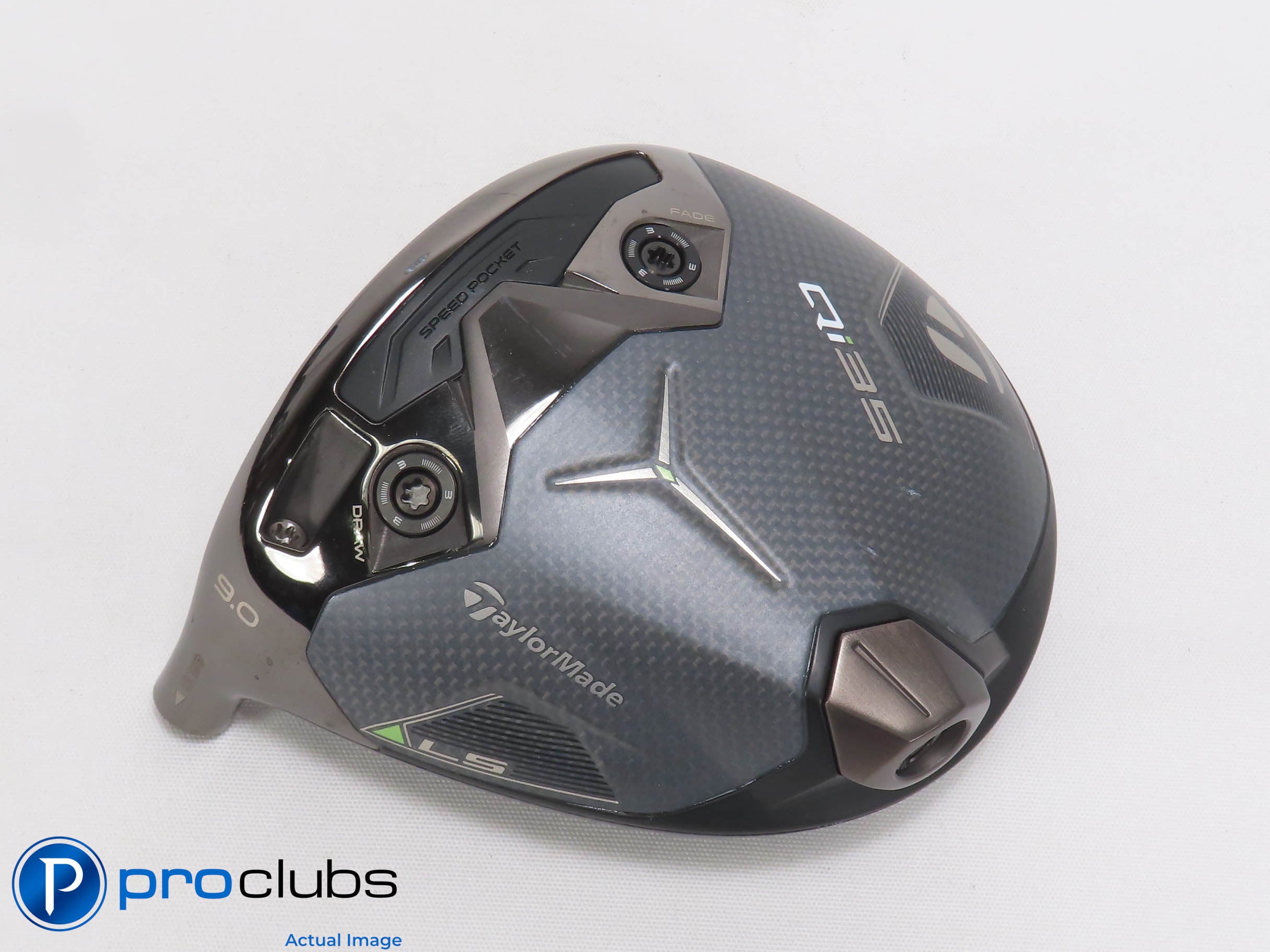 Excellent! Left Handed TaylorMade Qi35 LS 9* Driver - Head Only - L/H - 474303