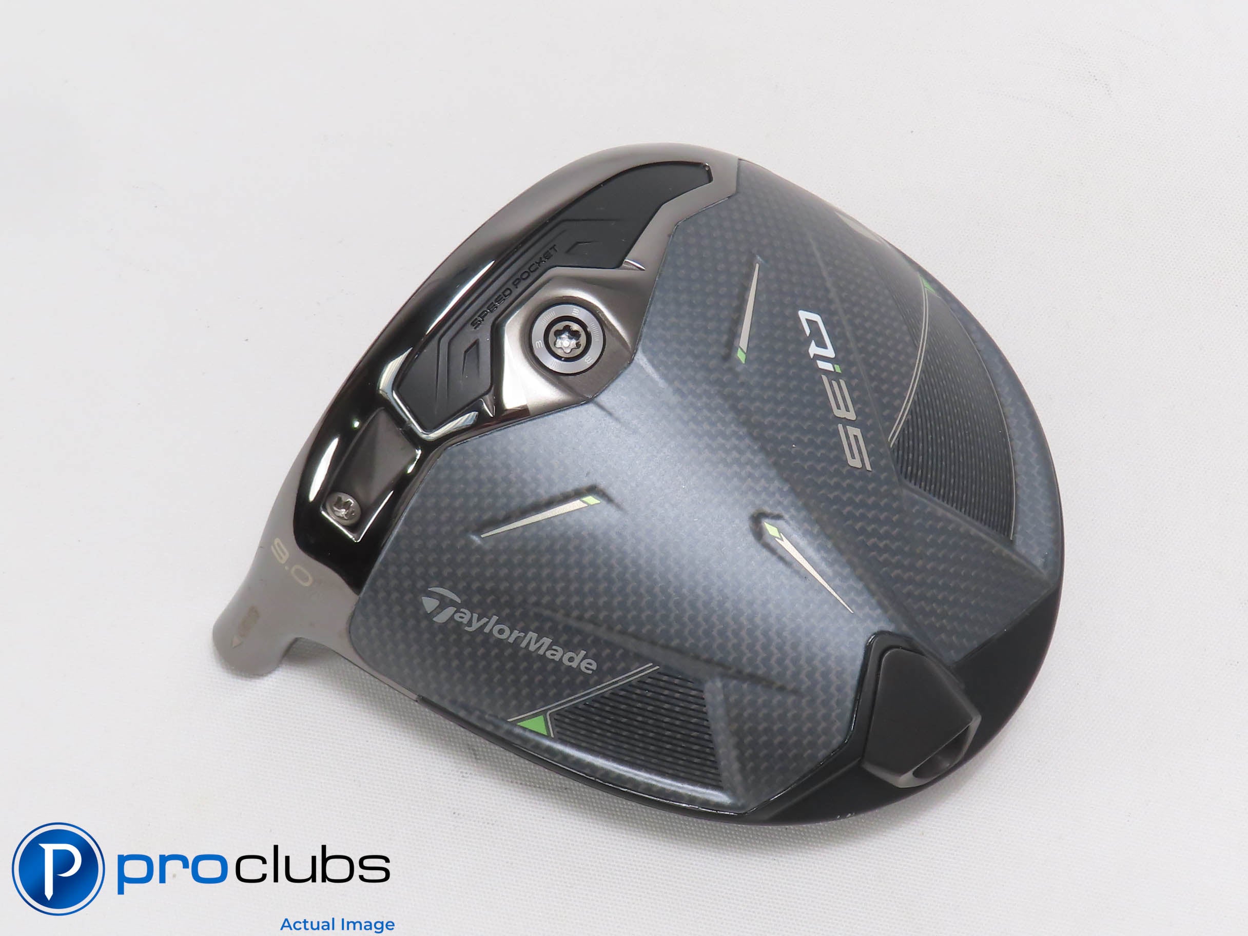 Nice! Left Handed TaylorMade Qi35 9* Driver - Head Only - L/H - 474300