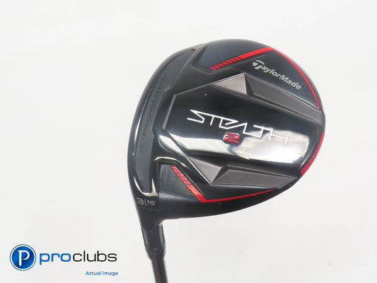 Left Handed TaylorMade Stealth 2 15* 3 Wood - Ventus TR Red 6-S Stiff - 386443