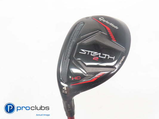 Left Handed TaylorMade STEALTH 2 HD 23* 4 HYBRID Speeder 50 Regular Flex 388244