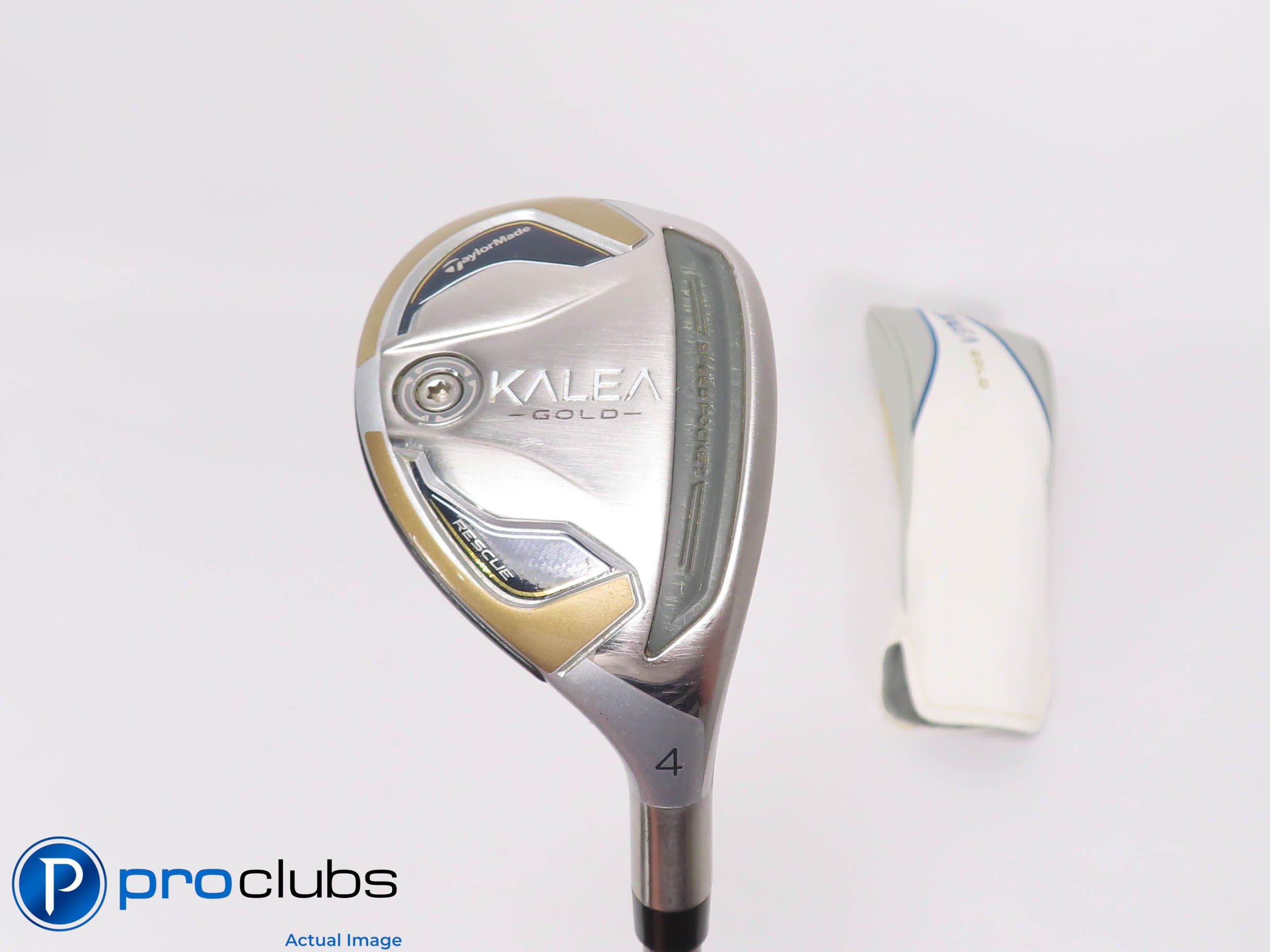 Ladies TaylorMade KALEA Gold 23* 4 HYBRID w/Cover - TM 40 Ladies Flex 476280