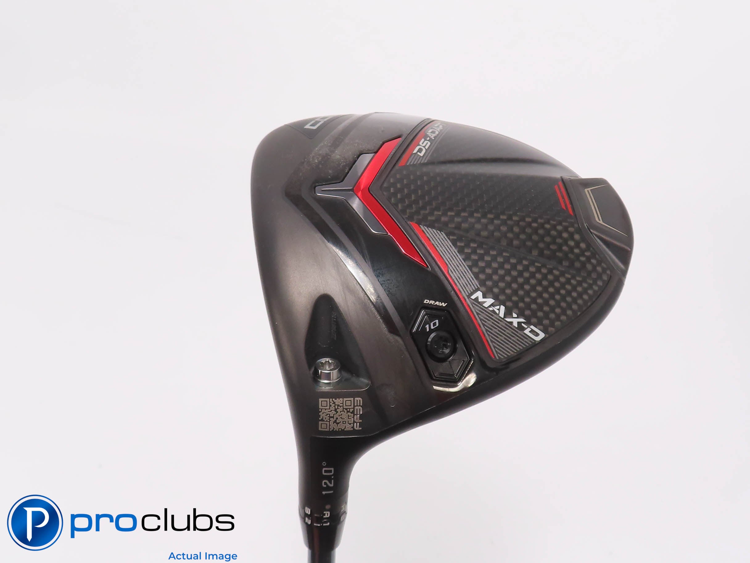 Left Handed Cobra DS-ADAPT MAX-D 12* Driver - UST LINQ Red 5F2 Senior  - 476118