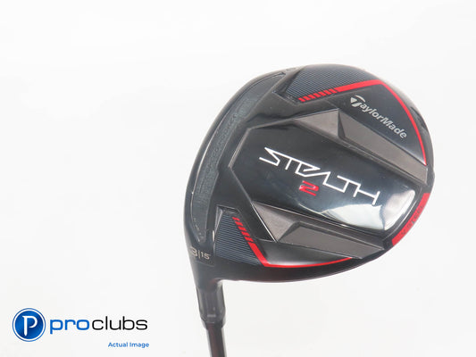 Left Handed TaylorMade Stealth 2 15* 3 Wood - Ventus TR Red 6-S Stiff - 386470