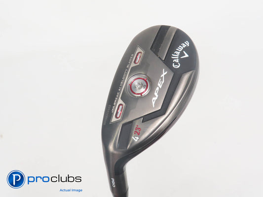 Nice Left Handed Callaway '21 APEX PRO 23* 4 HYBRID -Aldila 90 Stiff Flex 387256