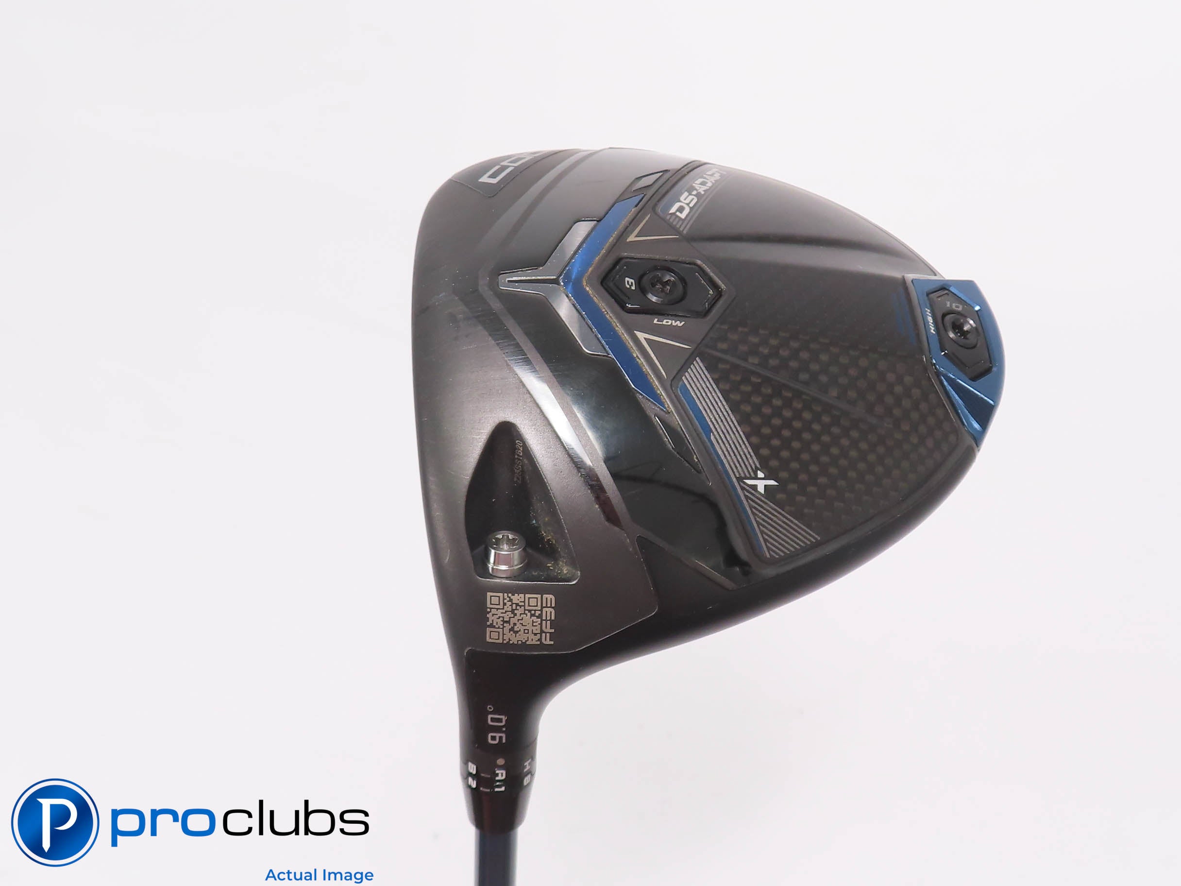 Nice Left Handed Cobra DS-ADAPT X 9* DRIVER Denali Blue 60g Regular Flex 476130