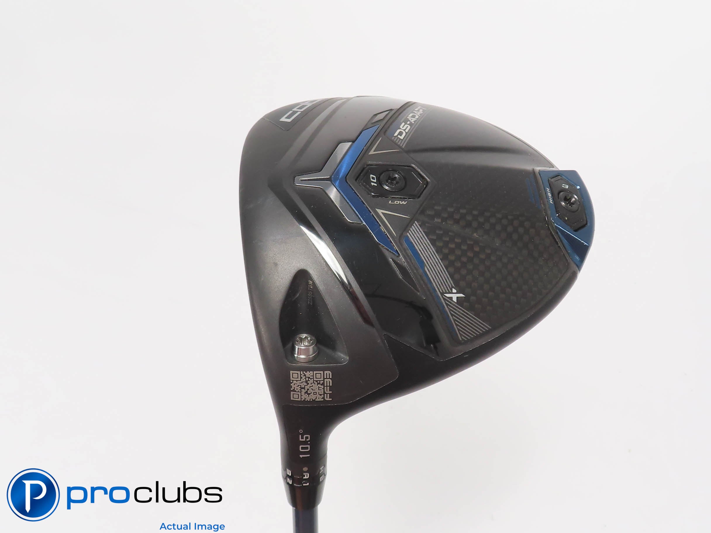 Left Handed Cobra DS-ADAPT X 10.5* Driver - Denali Blue 60g Regular - 476150