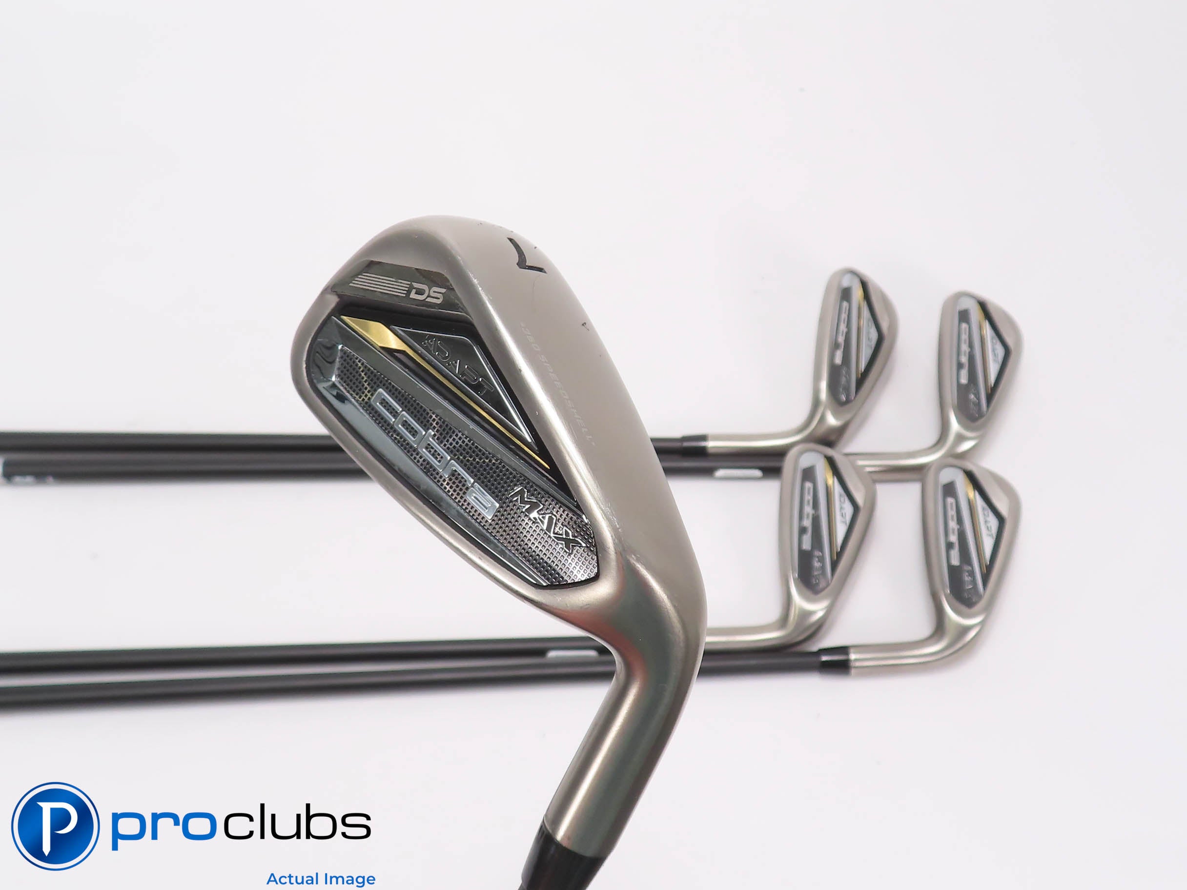Excellent Ladies Cobra DS-Adapt MAX 7-PW, SW Irons - KBS Ladies (-.25") - 476559