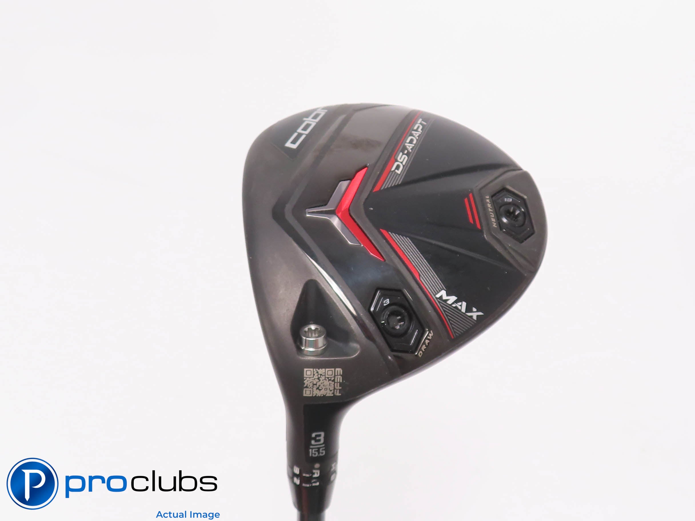 Left Handed Cobra DS-ADAPT MAX 15.5* 3 Wood - UST LINQ Blue Regular - 476384