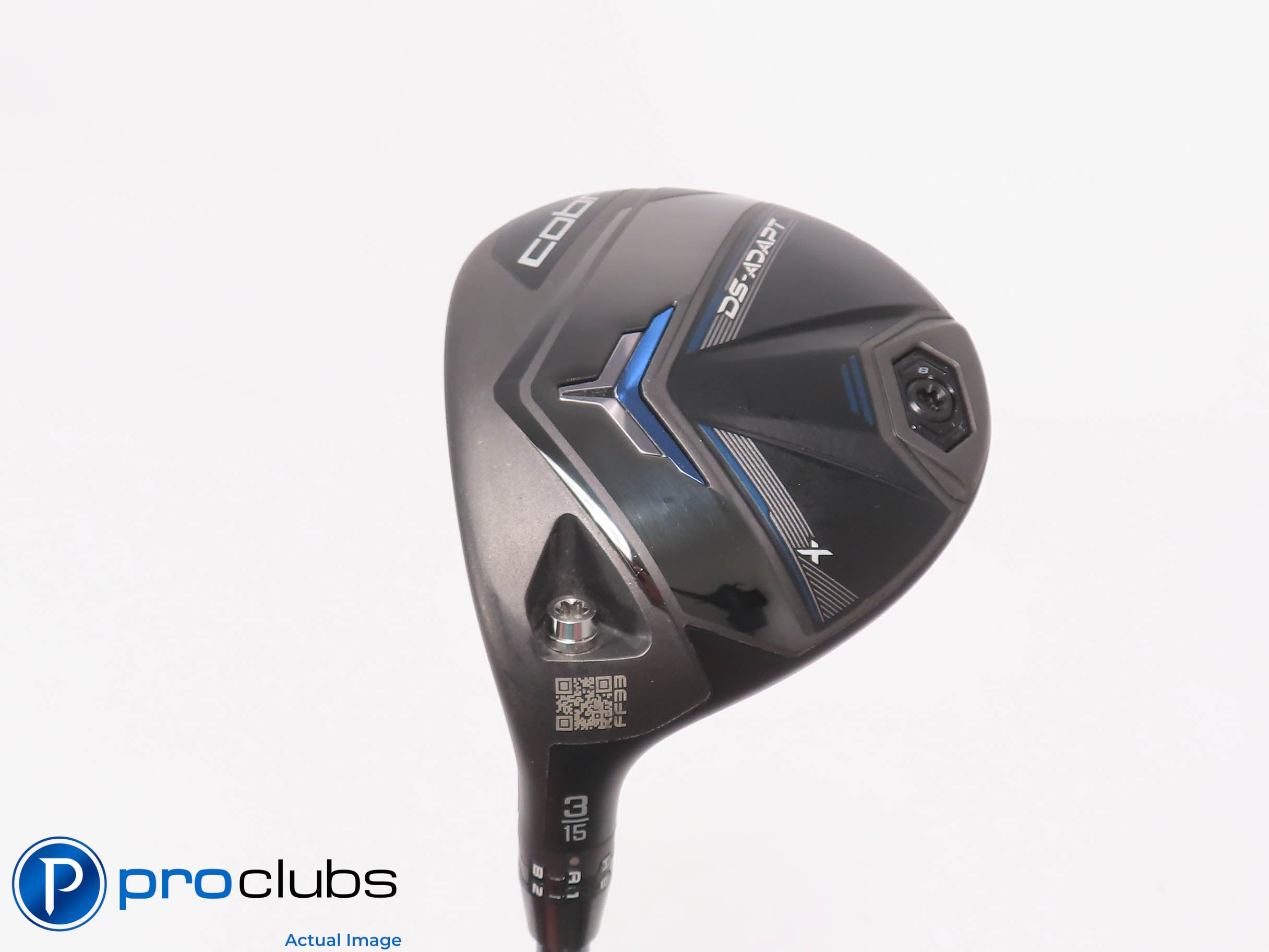 Left Handed Cobra DS-Adapt X 15* 3 Wood - UST LINQ White 7F5 Extra Stiff #476371