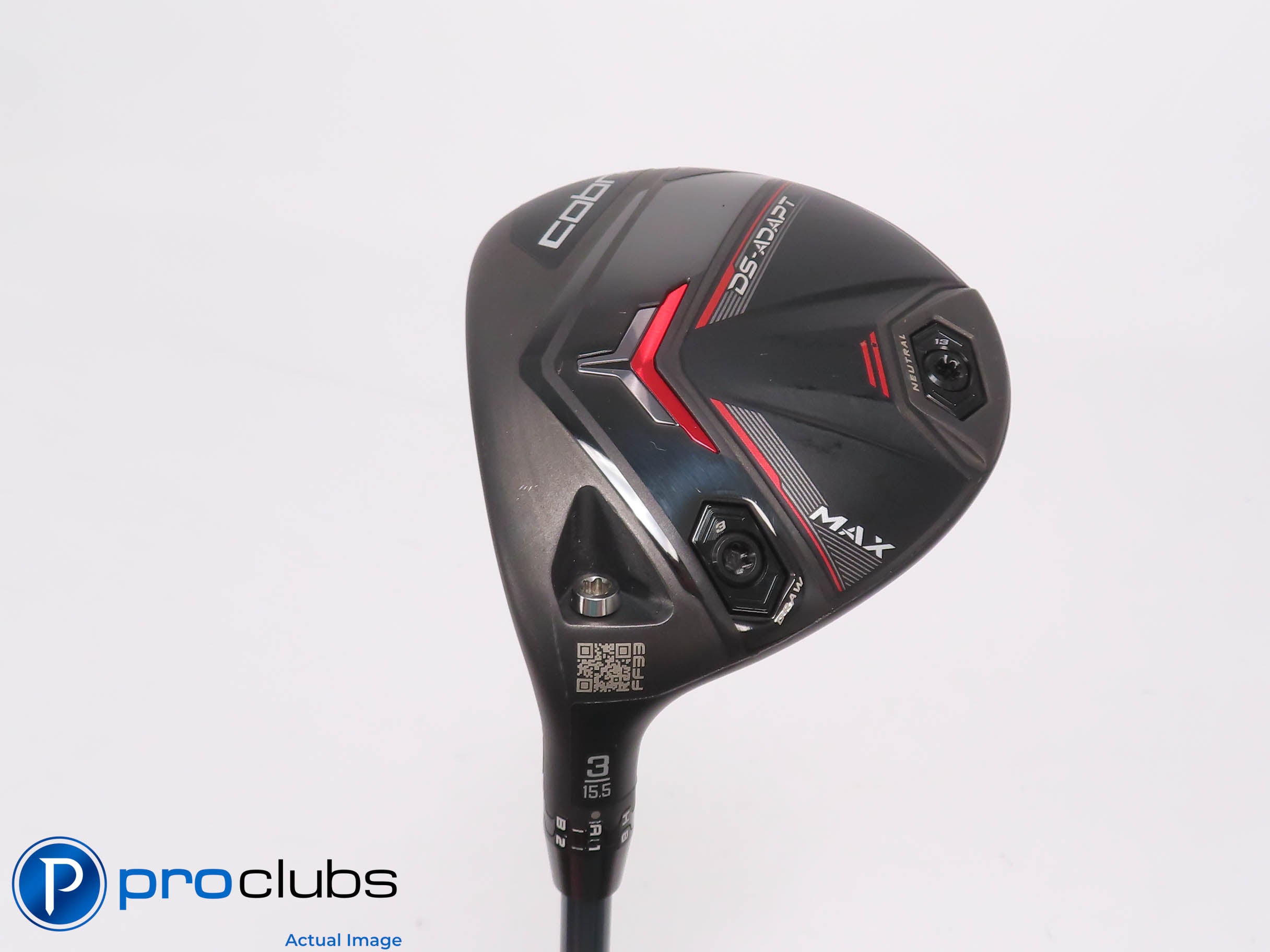 Left Handed Cobra DS-ADAPT MAX 15.5* 3 Wood - Denali Blue 60g Regular - 476364