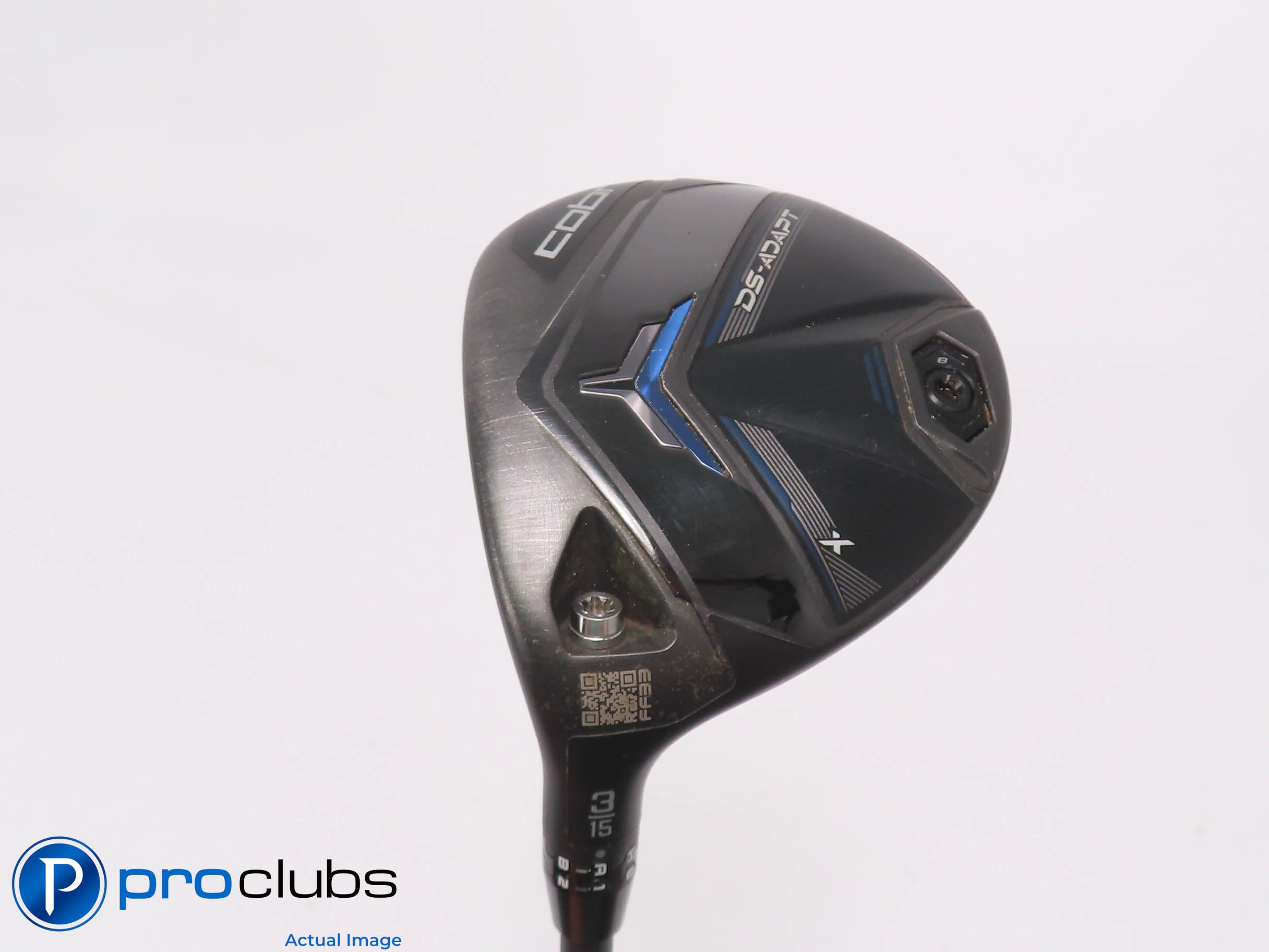 Left Handed Cobra DS-Adapt X 15* 3 Wood - HZRDUS Blackout 70g Stiff #476363
