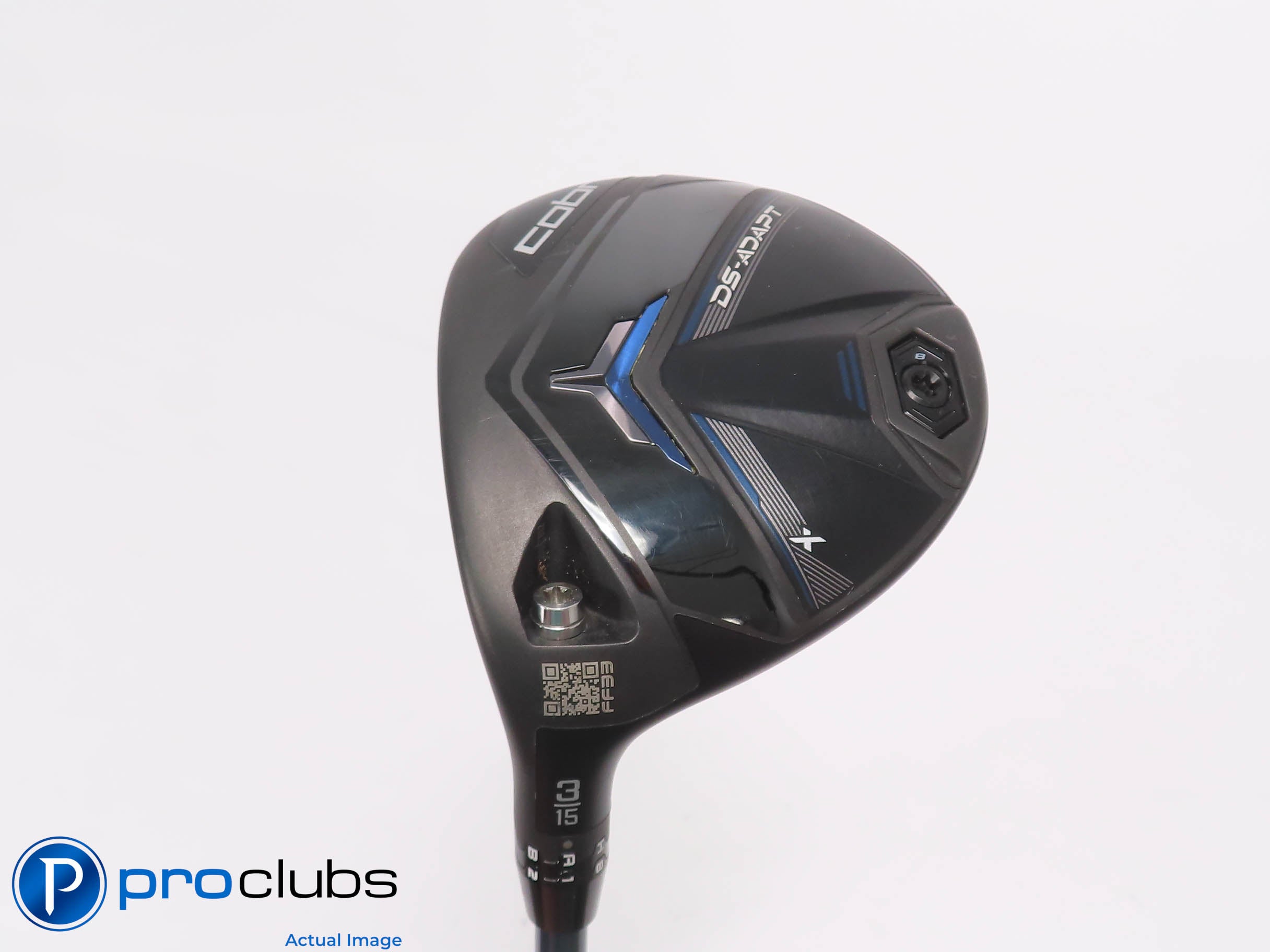 Left Handed Cobra DS-Adapt X 15* 3 Wood - Denali Blue 70g 6.5 X-Flex #476376