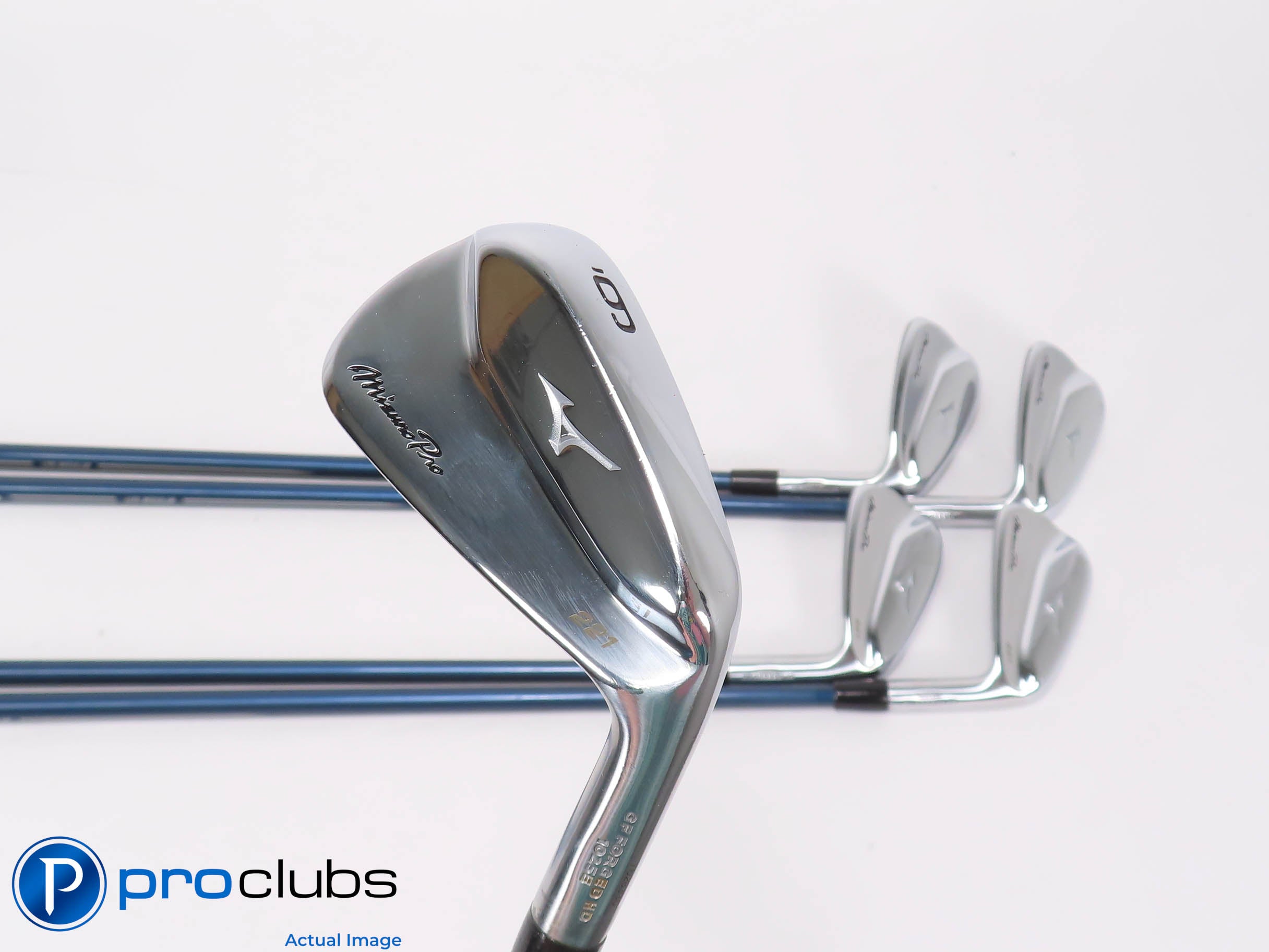 Nice Mizuno PRO 221 6-PW IRON SET Exsar Lite-Regular Flex Graphite +1.5" 476453