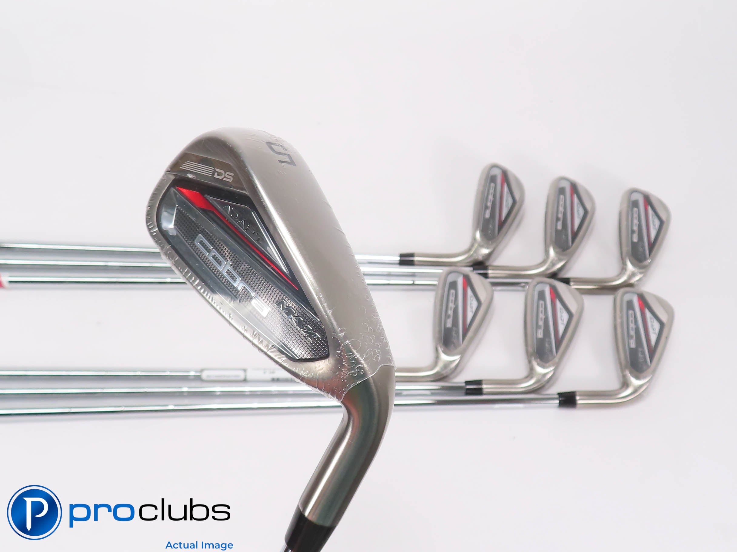 NEW Cobra DS-ADAPT MAX 5-PW,GW IRON SET - KBS Tour Lite Stiff Flex Steel 476530