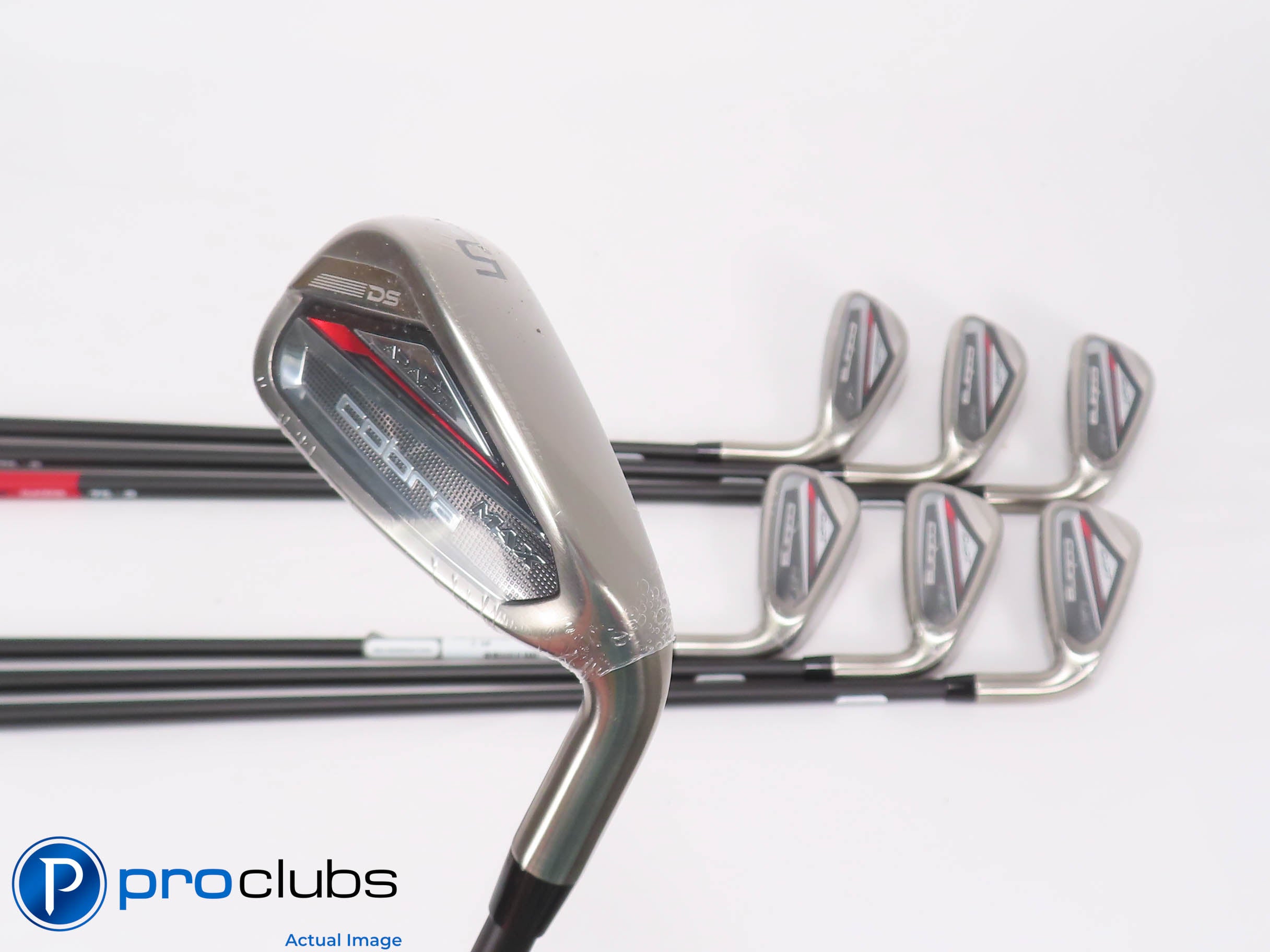 NEW Cobra DS-ADAPT MAX 5-PW,GW IRON SET -KBS PGI 75 Regular Flex Graphite 476528