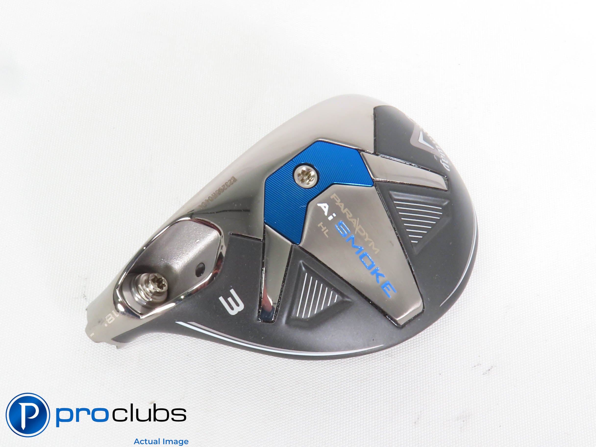 Left Handed Callaway PARADYM Ai Smoke HL 18* 3 Hybrid - Head Only - L/H - 434667