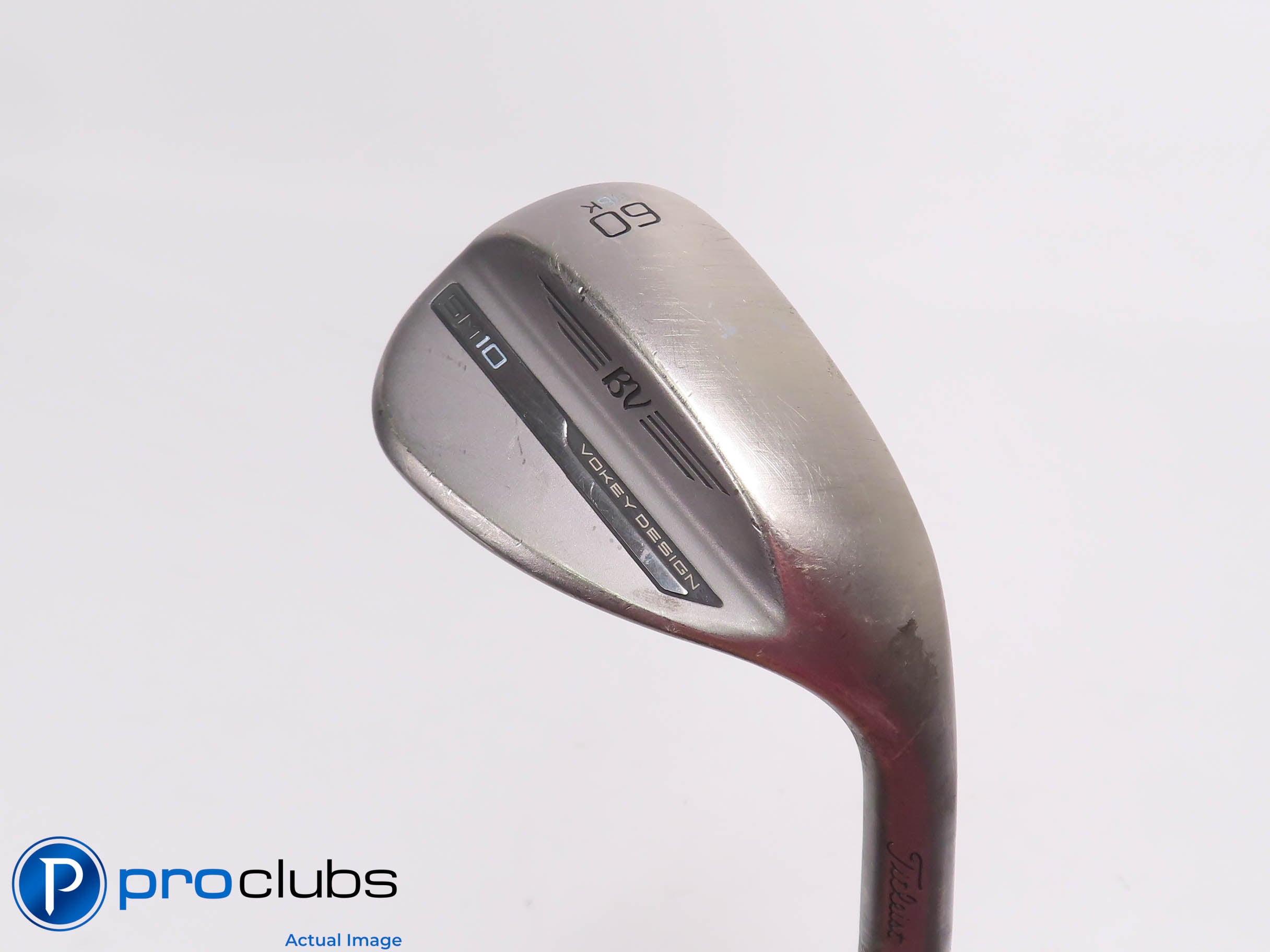 Titleist Vokey SM10 Nickel (6* K-Grind) 60* Wedge Tour Issue S400 Stiff Flex 476785