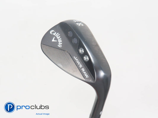 Callaway JAWS RAW Black 56*(10*) Wedge S-Grind - DG Tour Issue Spinner - 389847