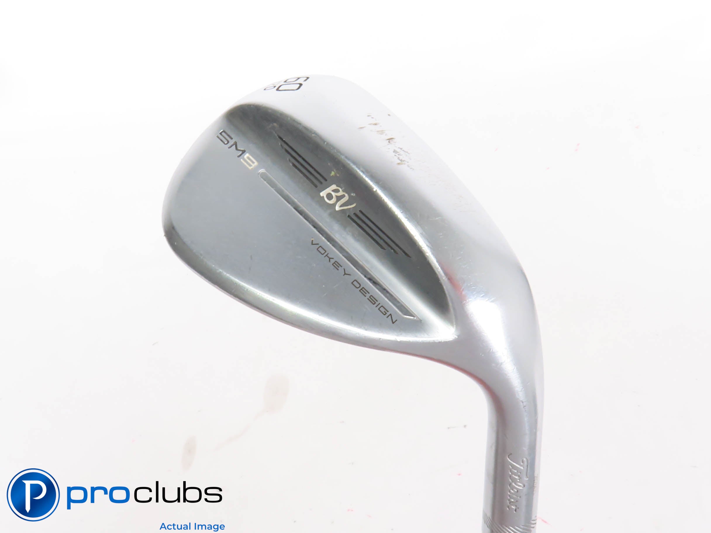 Titleist Vokey SM9 Chrome 60*(12*) Wedge D-Grind - KBS HI-REV 2.0 Stiff - 433853