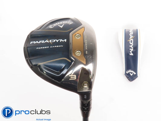 Nice! Callaway PARADYM 15* 3 Wood w/ HC - HZRDUS Gen4 Silver 60g Regular 429830