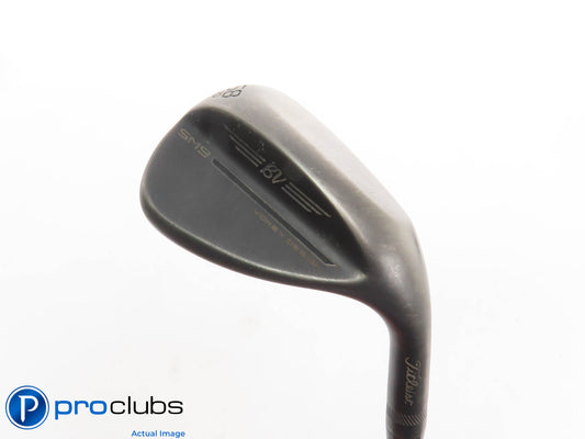 Nice Titleist Vokey SM9 Black 58*(12*) WEDGE D-Grind - KBS 100 Stiff Flex 431423