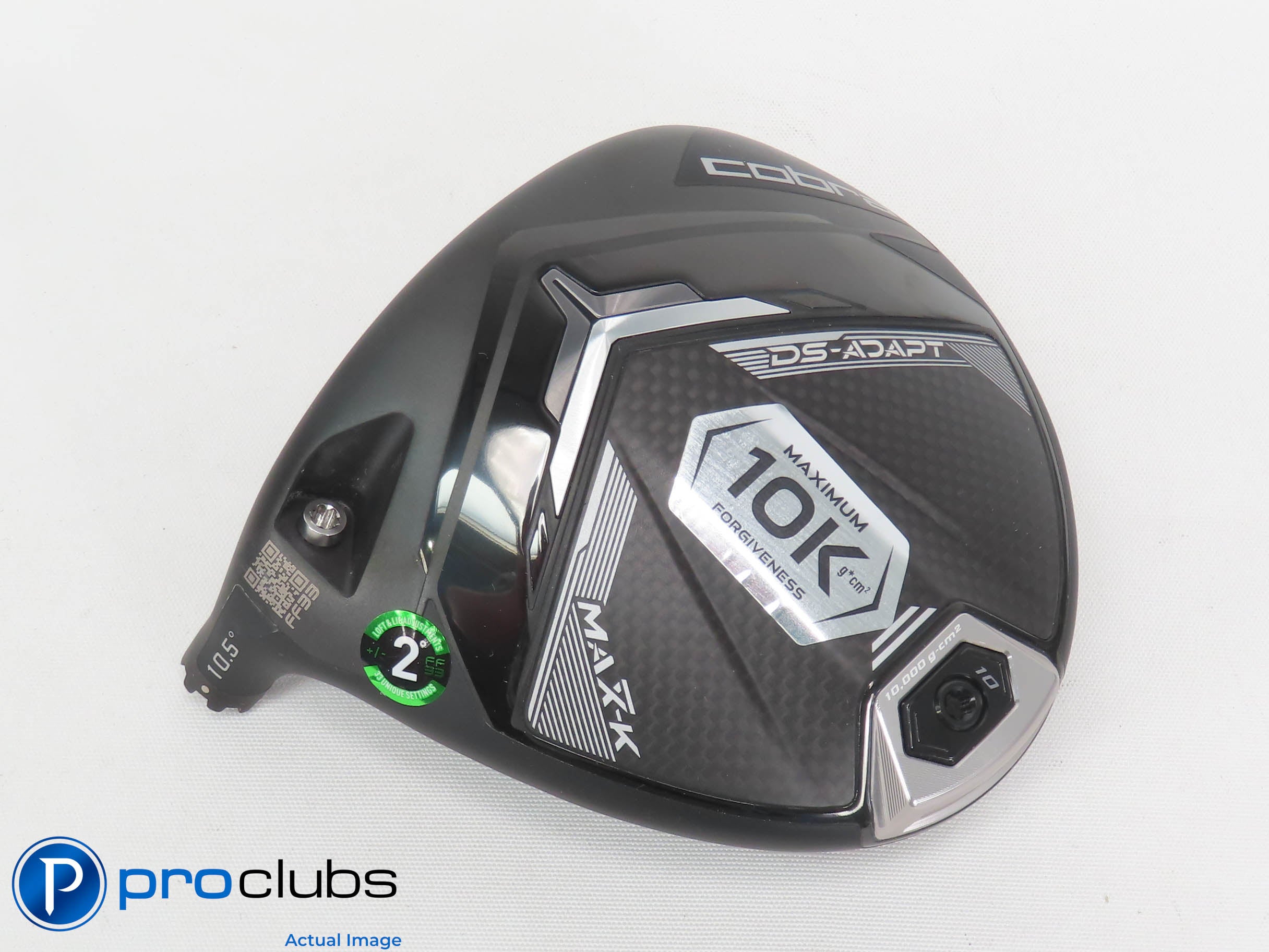 Nice Left Handed Cobra DS-ADAPT MAX-K 10.5* Driver HEAD ONLY 474684