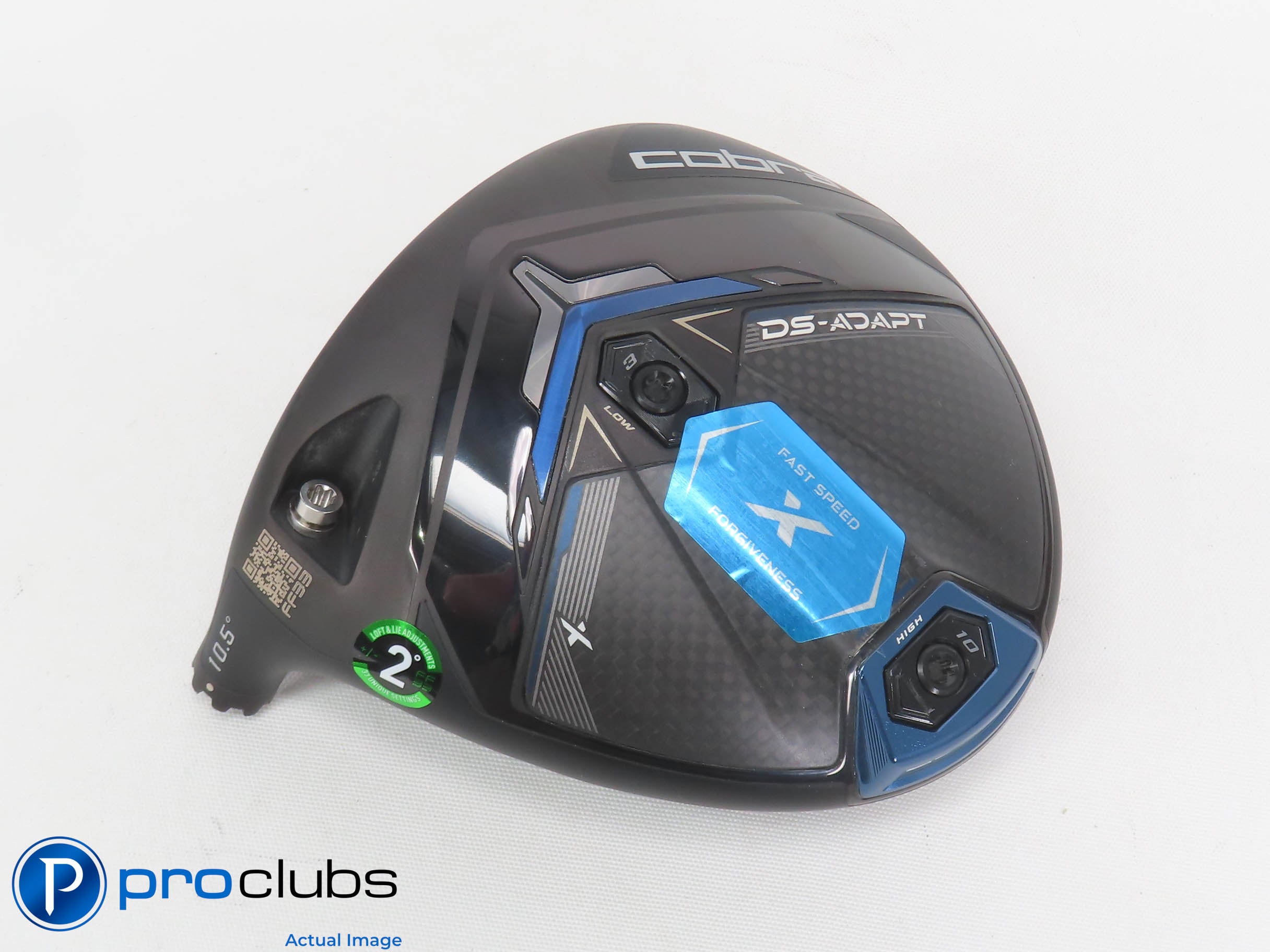 Nice Left Handed Cobra DS-ADAPT X 10.5* Driver HEAD ONLY 474683