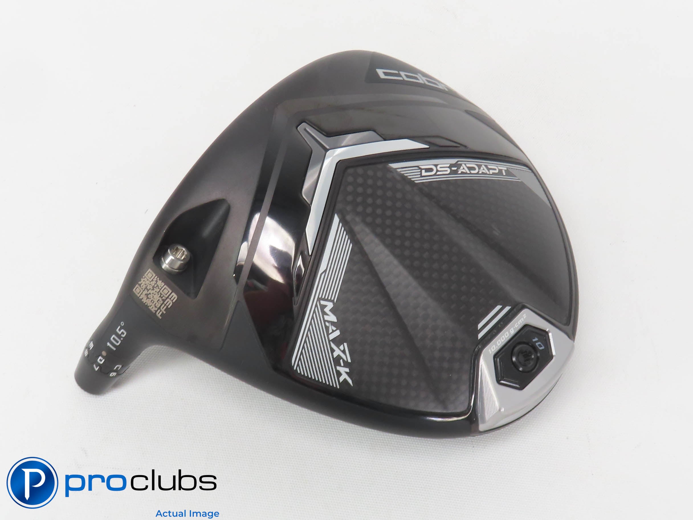 Nice Left Handed Cobra DS-ADAPT MAX-K 10.5* Driver HEAD ONLY w/Adapter 474486