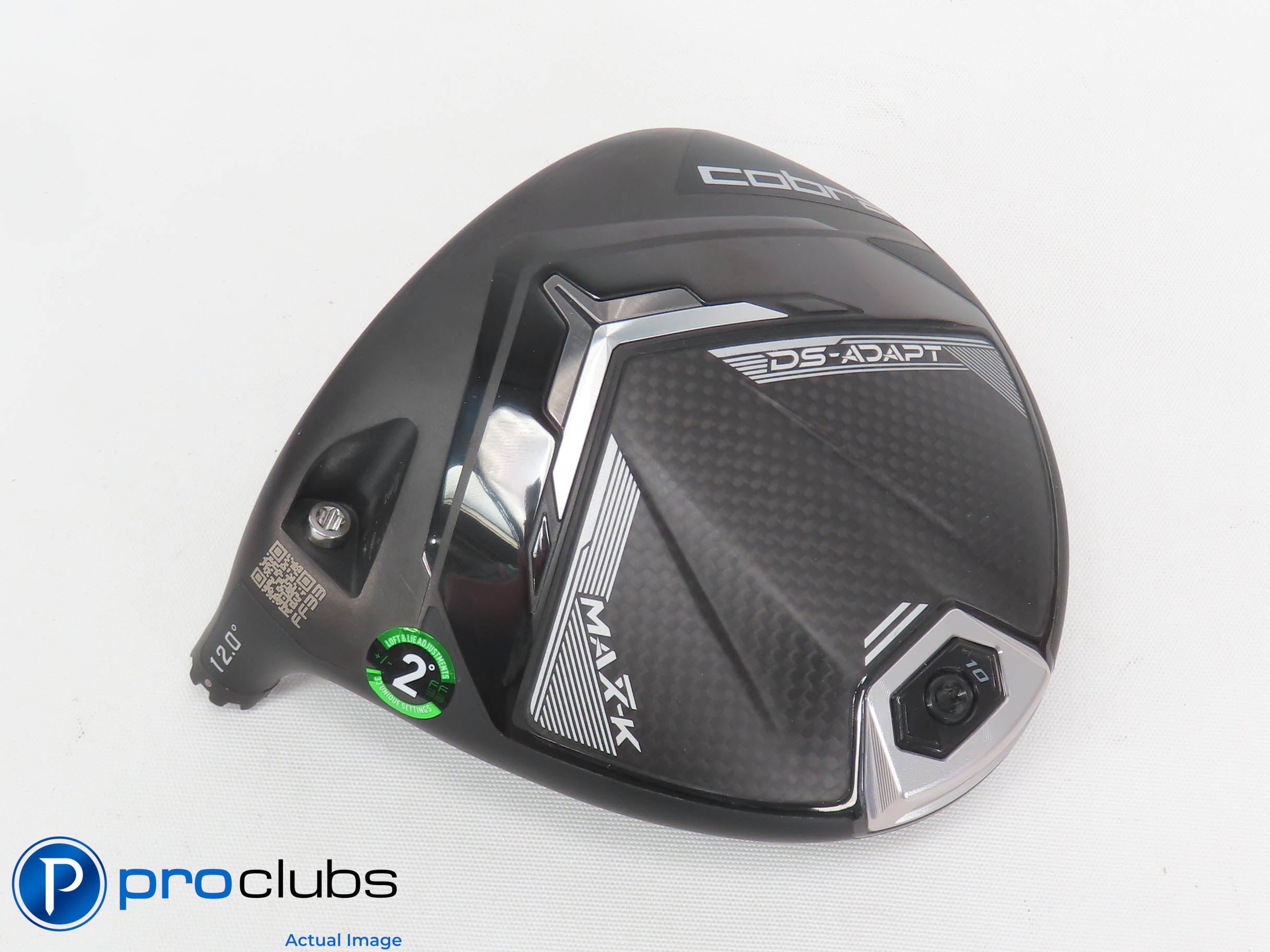 Nice Left Handed Cobra DS-ADAPT MAX-K 12* Driver HEAD ONLY 474685
