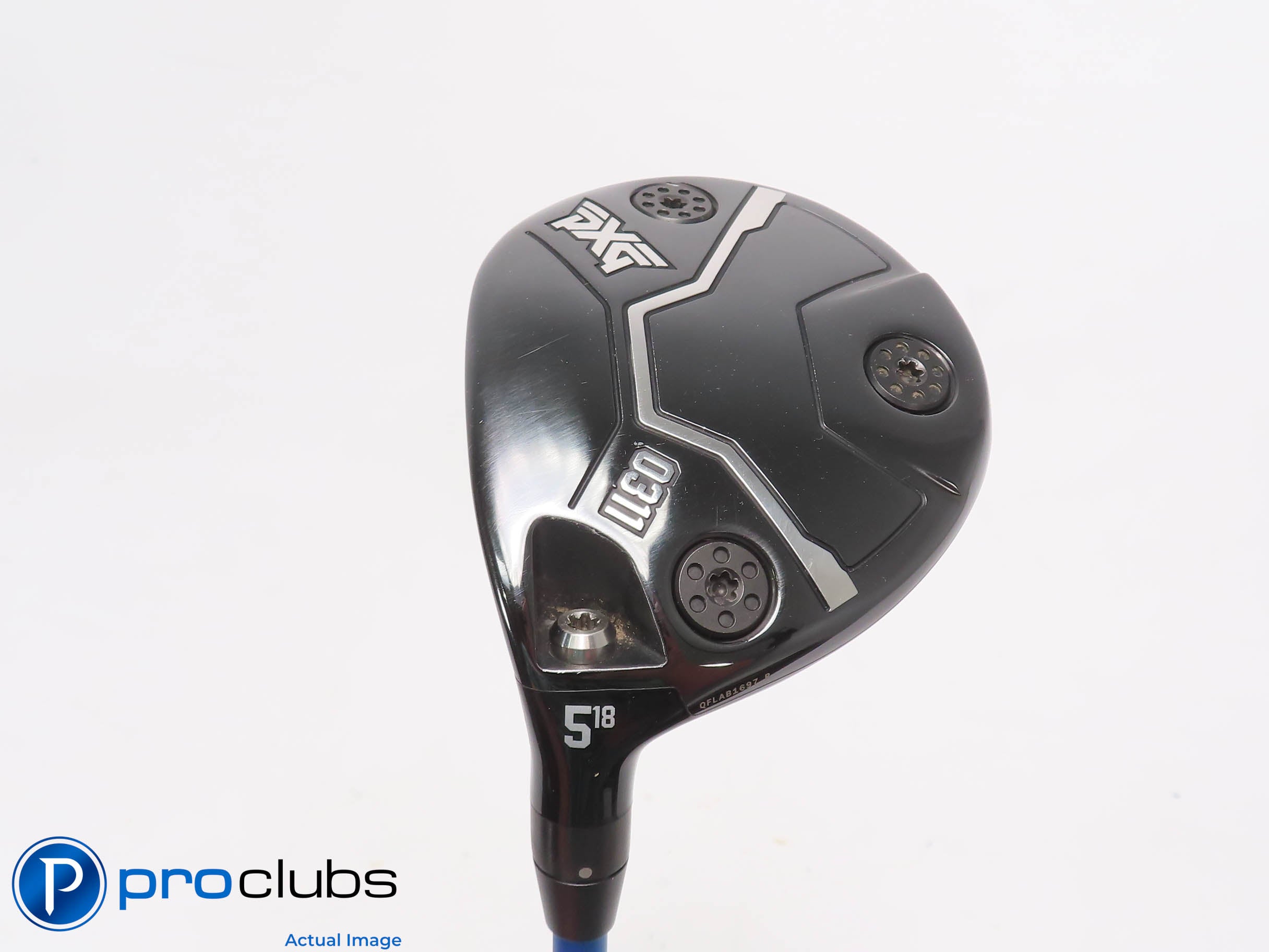 Left Handed PXG 0311 Black Ops 18* 5 Wood - Denali Frost Blue 60g Regular 473641