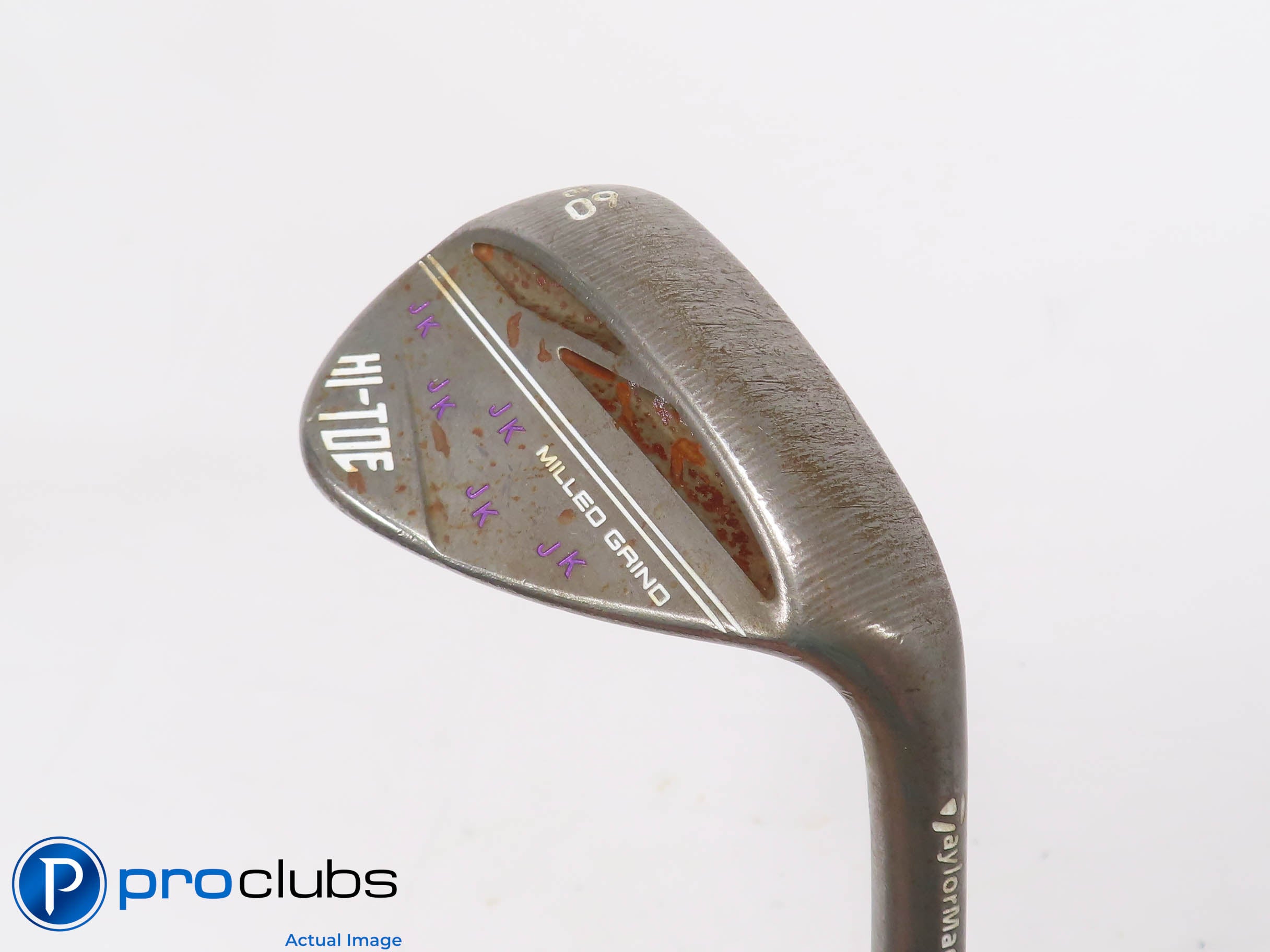 TaylorMade Milled Grind HI-TOE4 RAW 60*(10*) WEDGE - KBS Stiff Flex Steel 473124