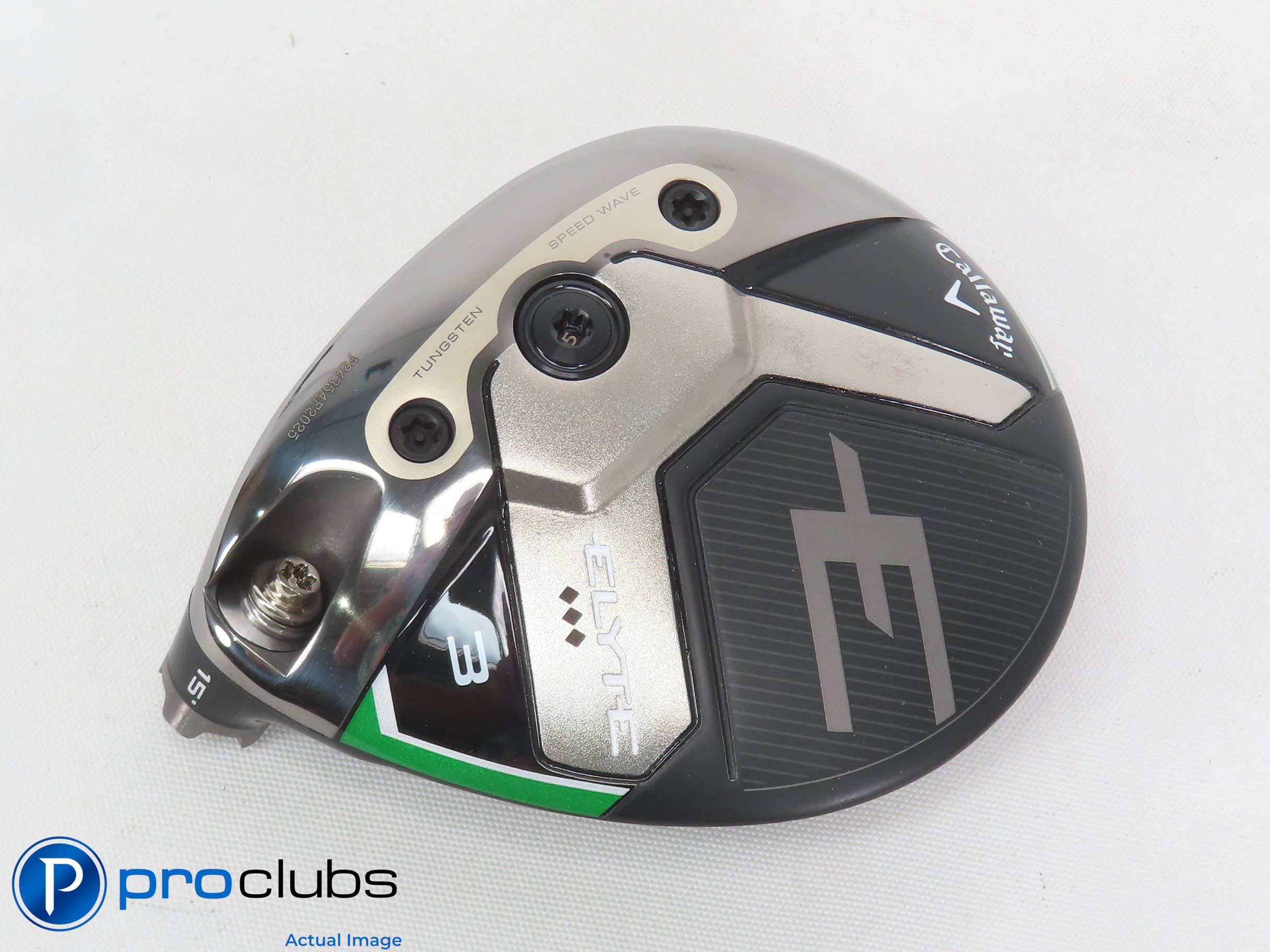 Left Handed Callaway ELYTE Triple Diamond 15* 3 Wood - Head Only - L/H - 473933