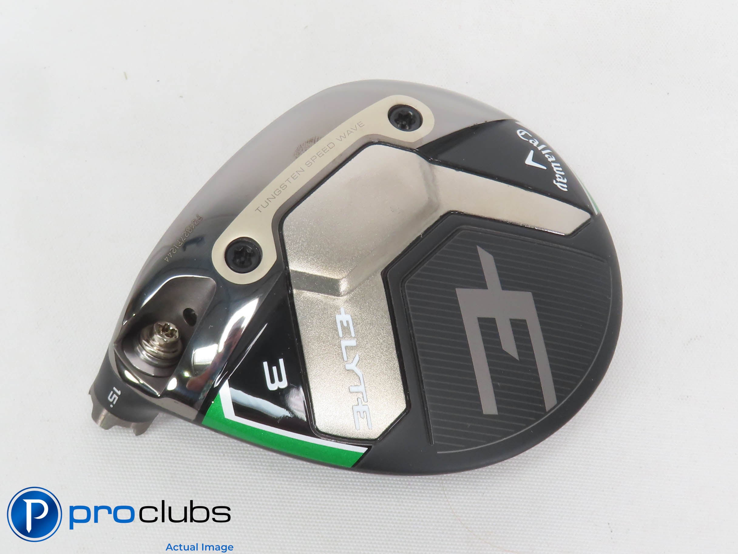 Left Handed Callaway ELYTE 15* 3 Wood - Head Only - L/H - 473929