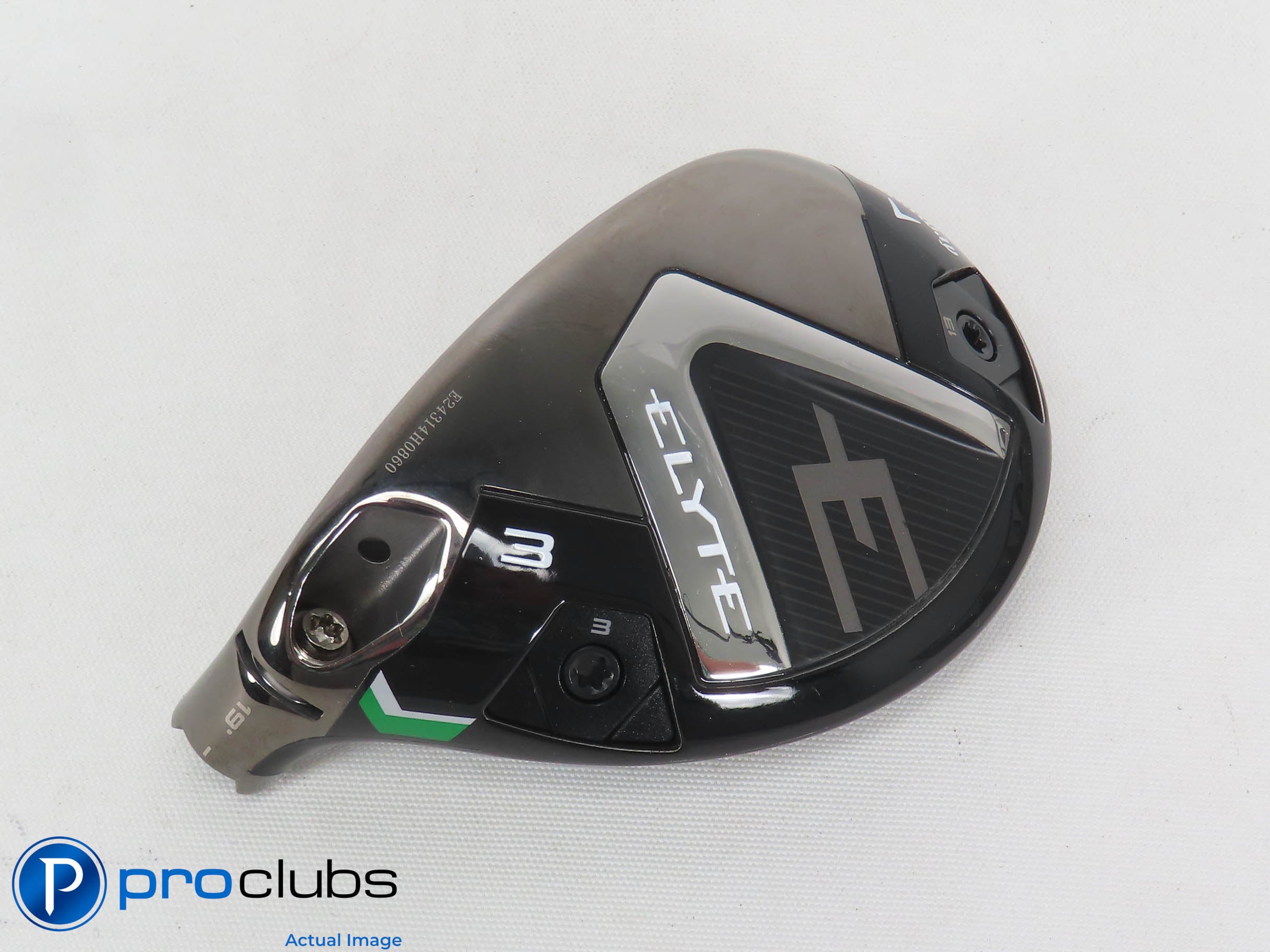 Excellent! Left Handed Callaway ELYTE 19* 3 Hybrid - Head Only - L/H - 474032