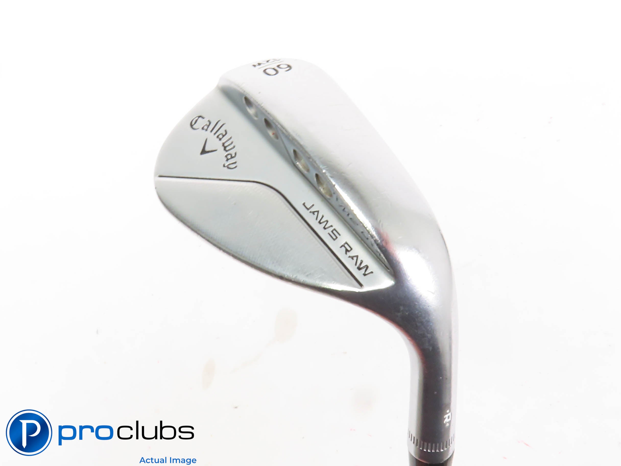 Nice Callaway JAWS RAW Chrome 60*(12*) WEDGE W-Grind - Spinner Wedge Flex 434235