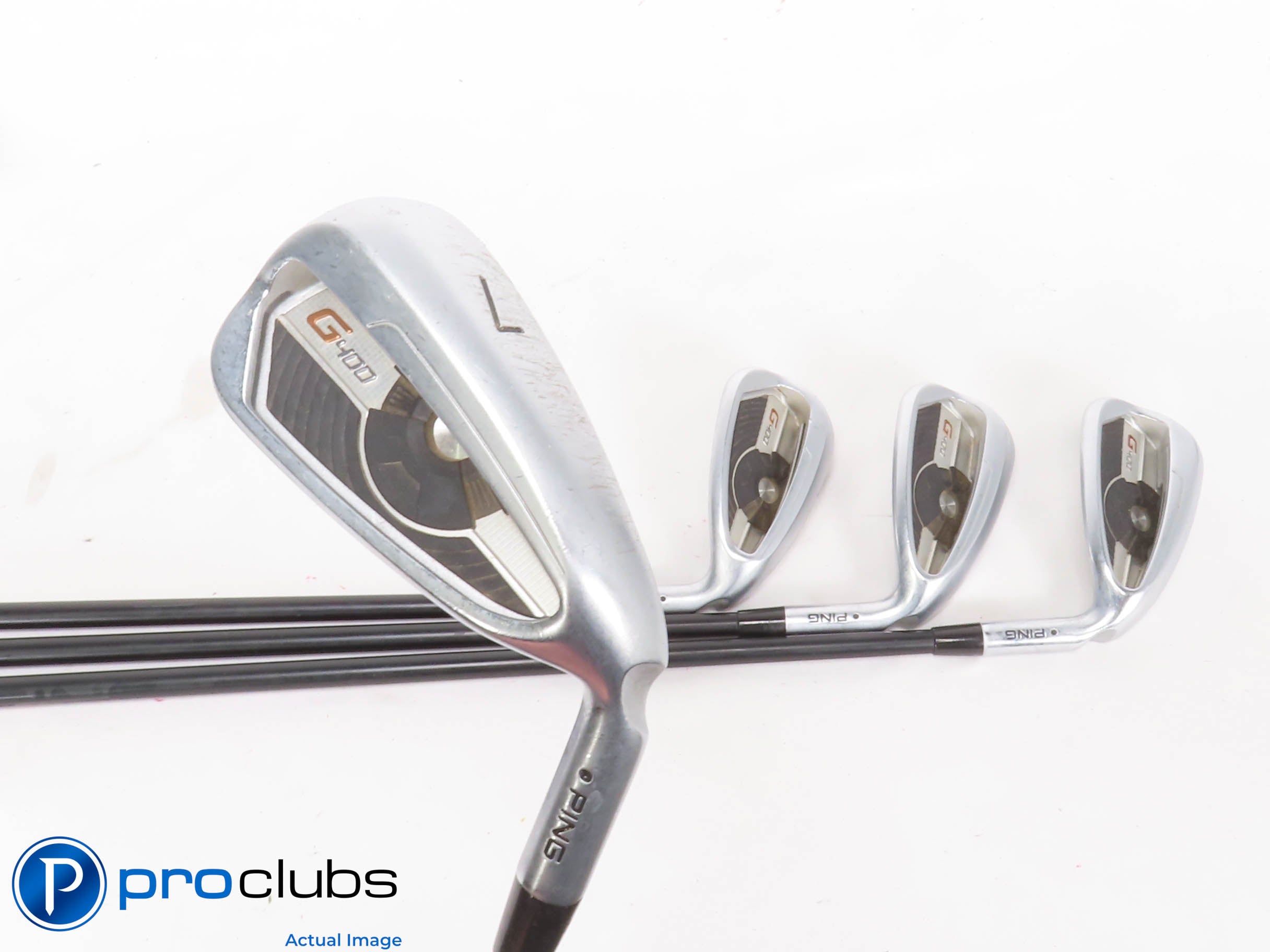 Ping G400 7-PW IRON SET Black Dot - Alta CB Regular Flex Graphite +1/4" 435449
