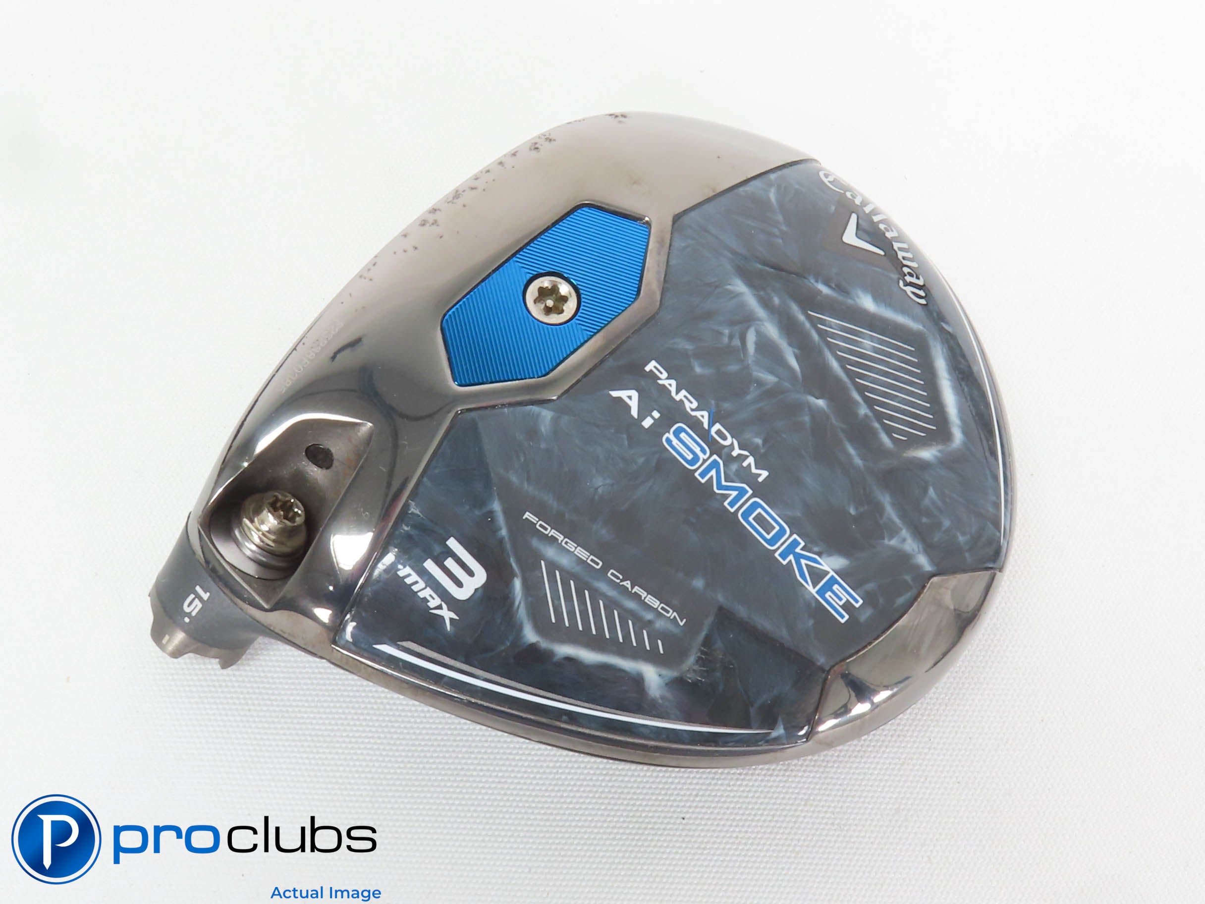 Excellent! Left Handed Callaway PARADYM Ai Smoke MAX 15* 3 Wood - Head - 432310