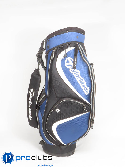 Nice TaylorMade 6-WAY Cart Golf Bag - Blue / Black 430376