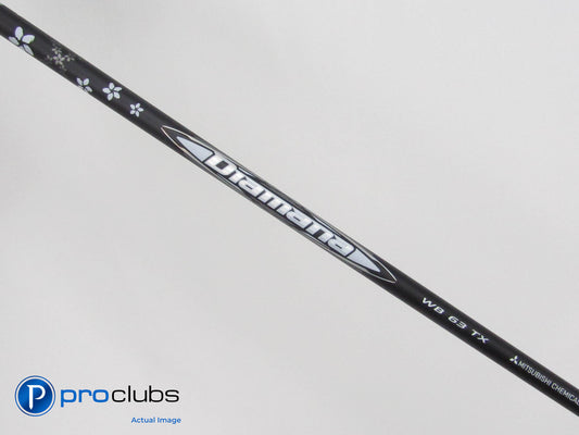 NEW! All New WHITE BOARD DIAMANA WB 63 TX-Flex Driver Shaft .335" Tip #433298