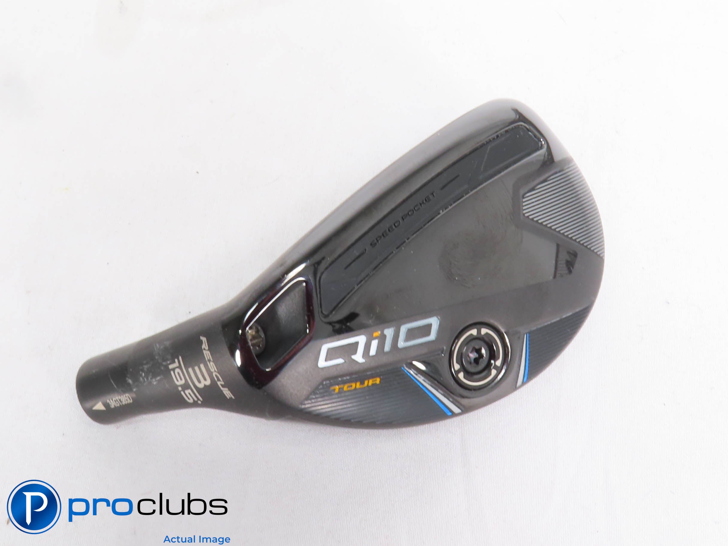 Excellent! Left Handed TaylorMade Qi10 Tour Rescue 19.5 3 Hybrid - Head - 431343
