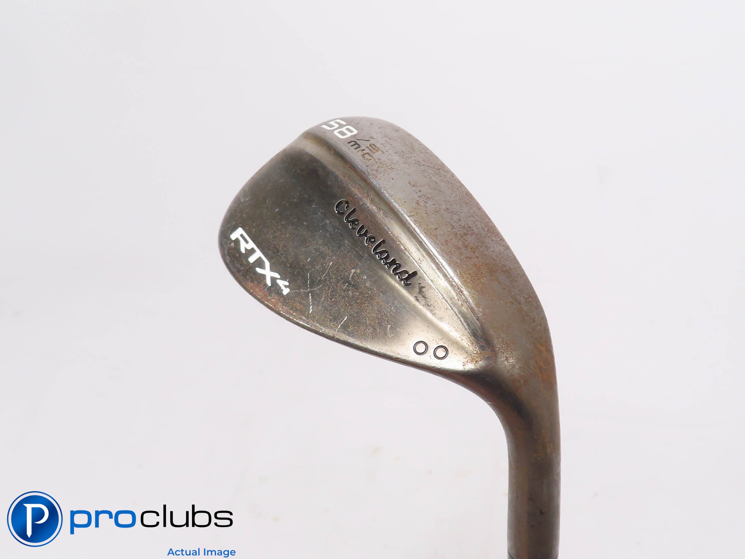 Nice Cleveland RTX4 RAW 58*(9*) WEDGE MID-Grind - KBS HiRev 135 X-Flex 474624