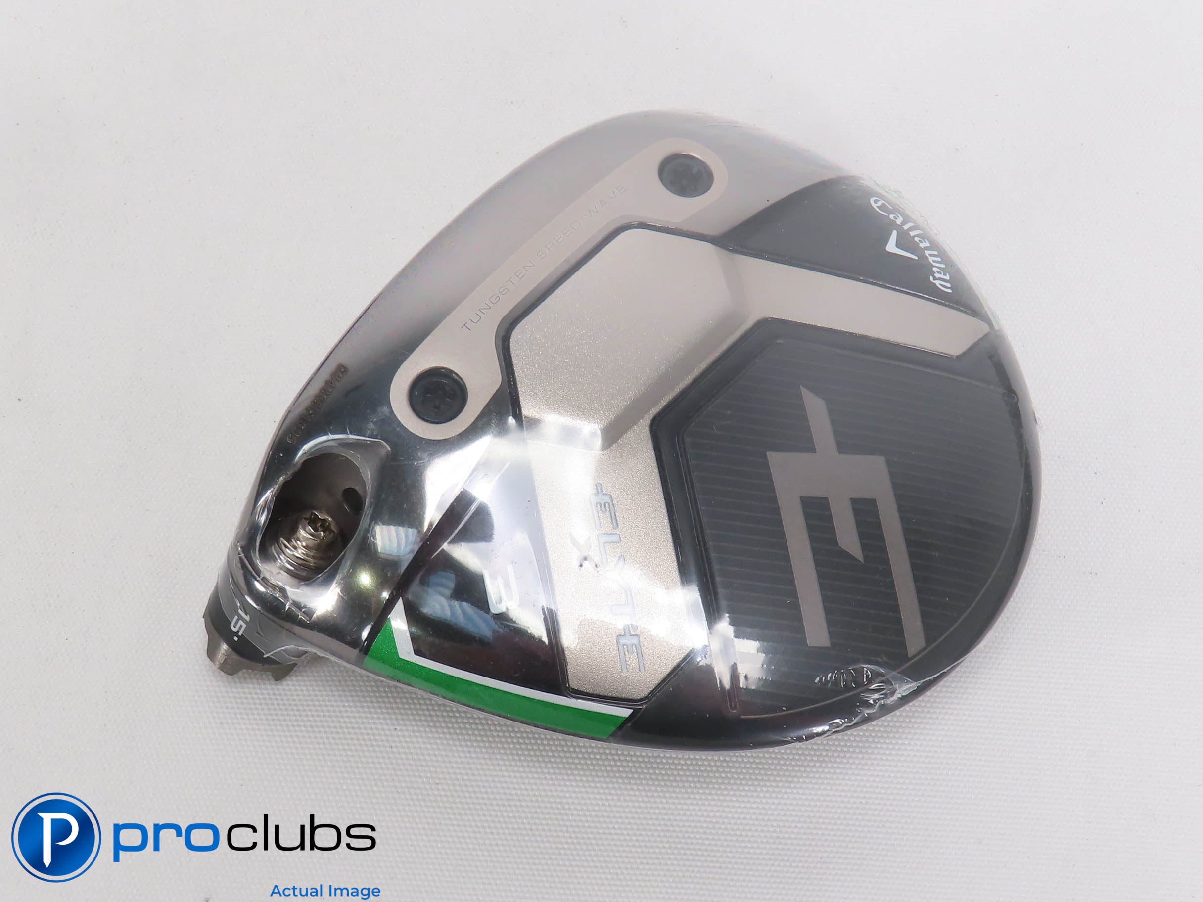 New! Left Handed Callaway ELYTE X 15* 3 Wood - Head Only - 474915