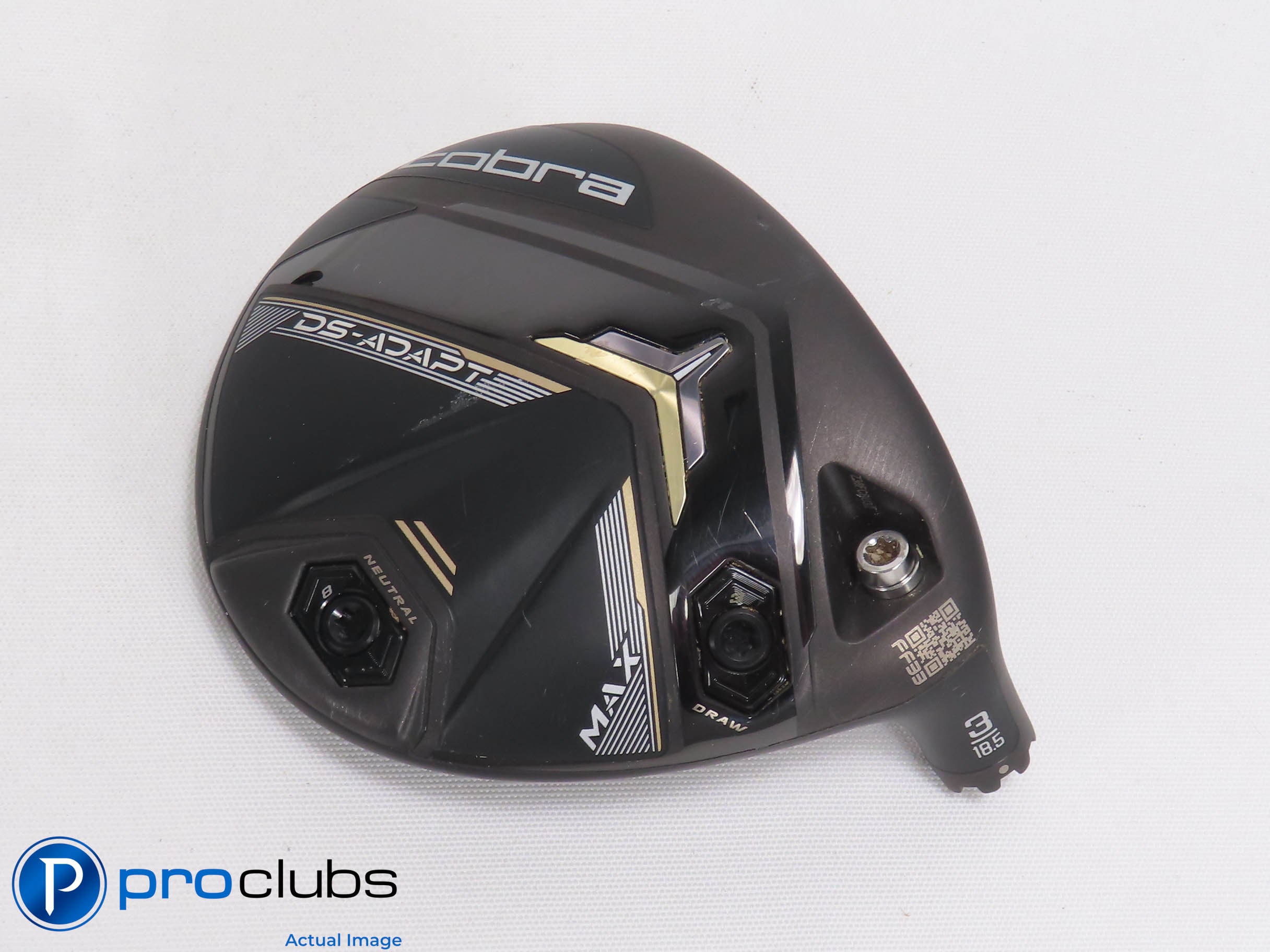 Excellent! Ladies Cobra DS-Adapt MAX 18.5* 3 Wood - Head Only - 474888