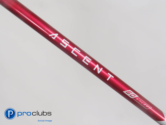 ALDILA ASCENT Red 60 Stiff Flex Driver Shaft w/ TaylorMade Tip #386558