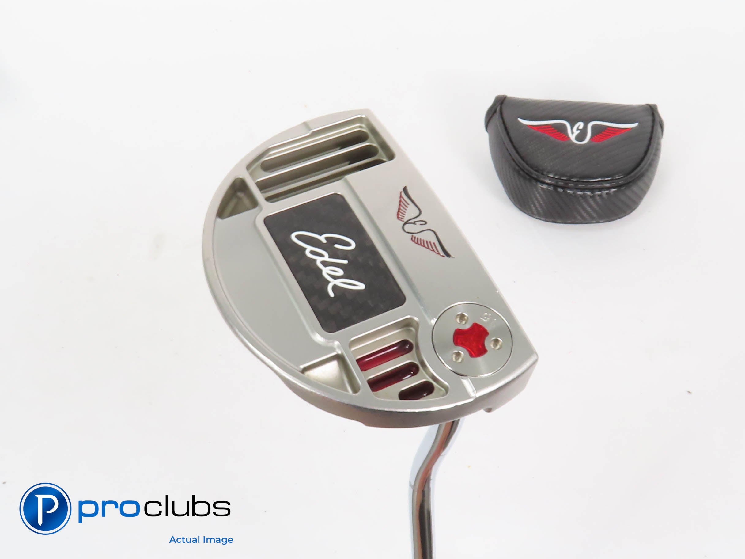 EDEL EAS-5.0 Double Bend Face Balanced Putter 32.5" w/Headcover - 429842
